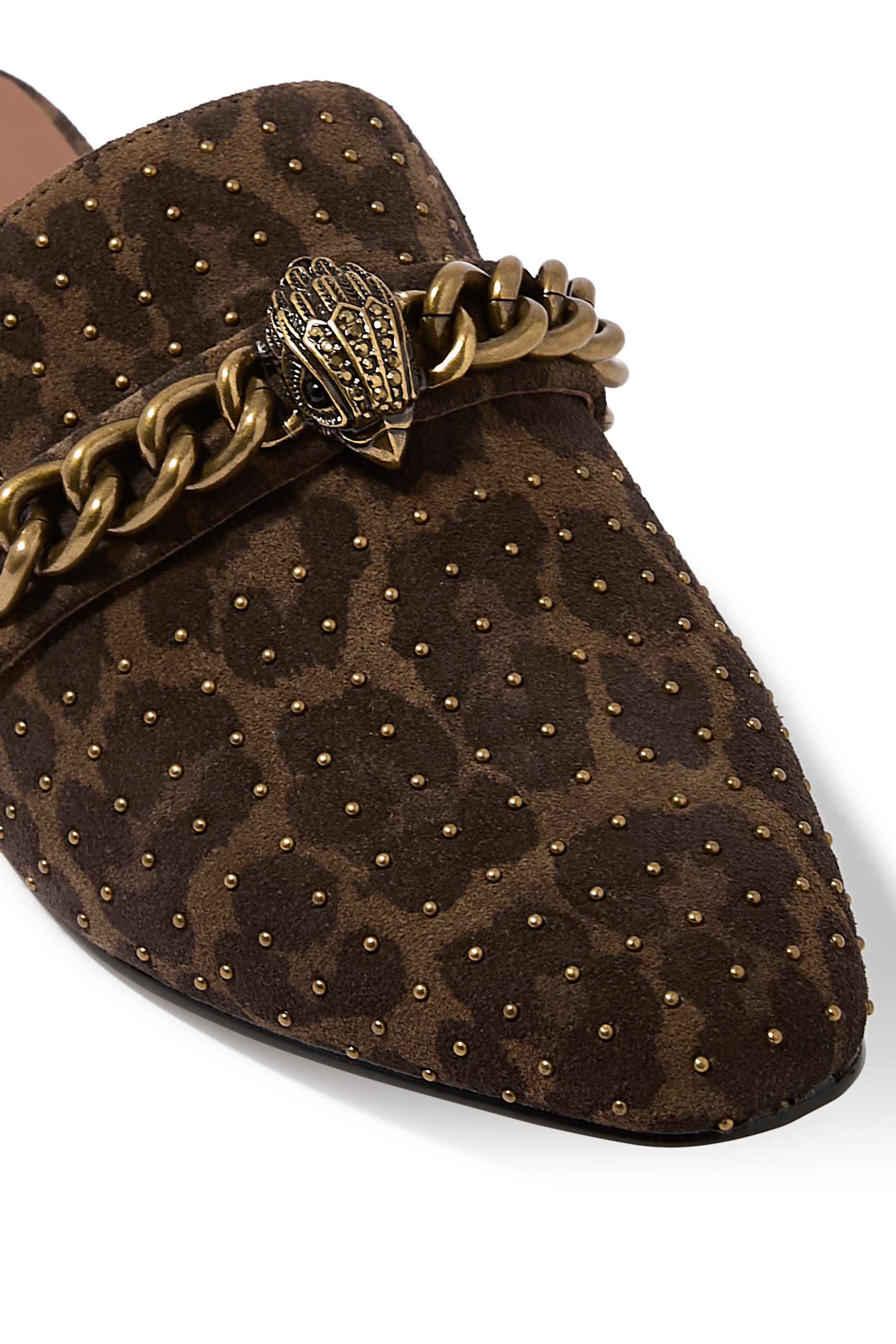 Chelsea Eagle Chain Stud Mules