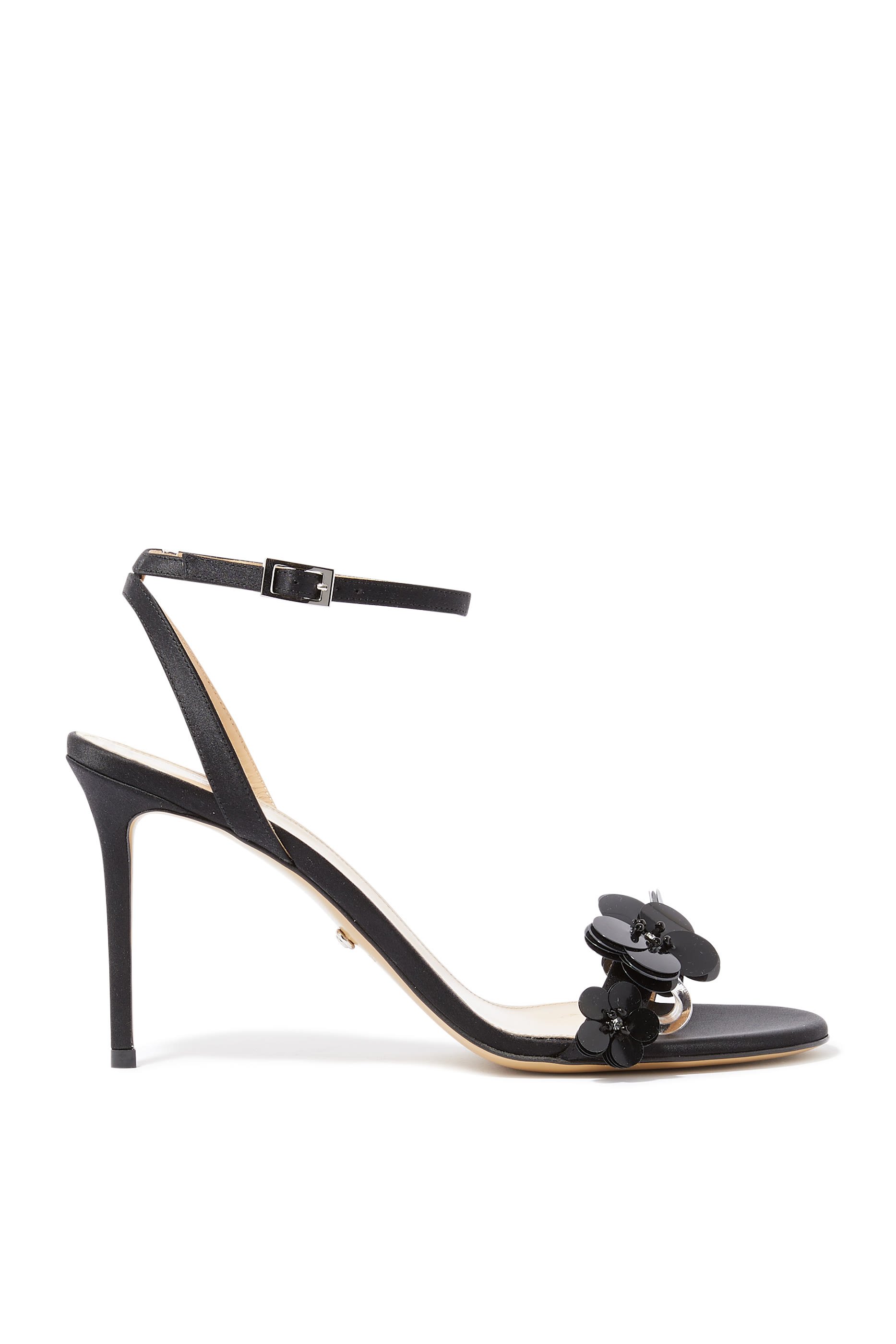 Sequin Flower 95 Sandals