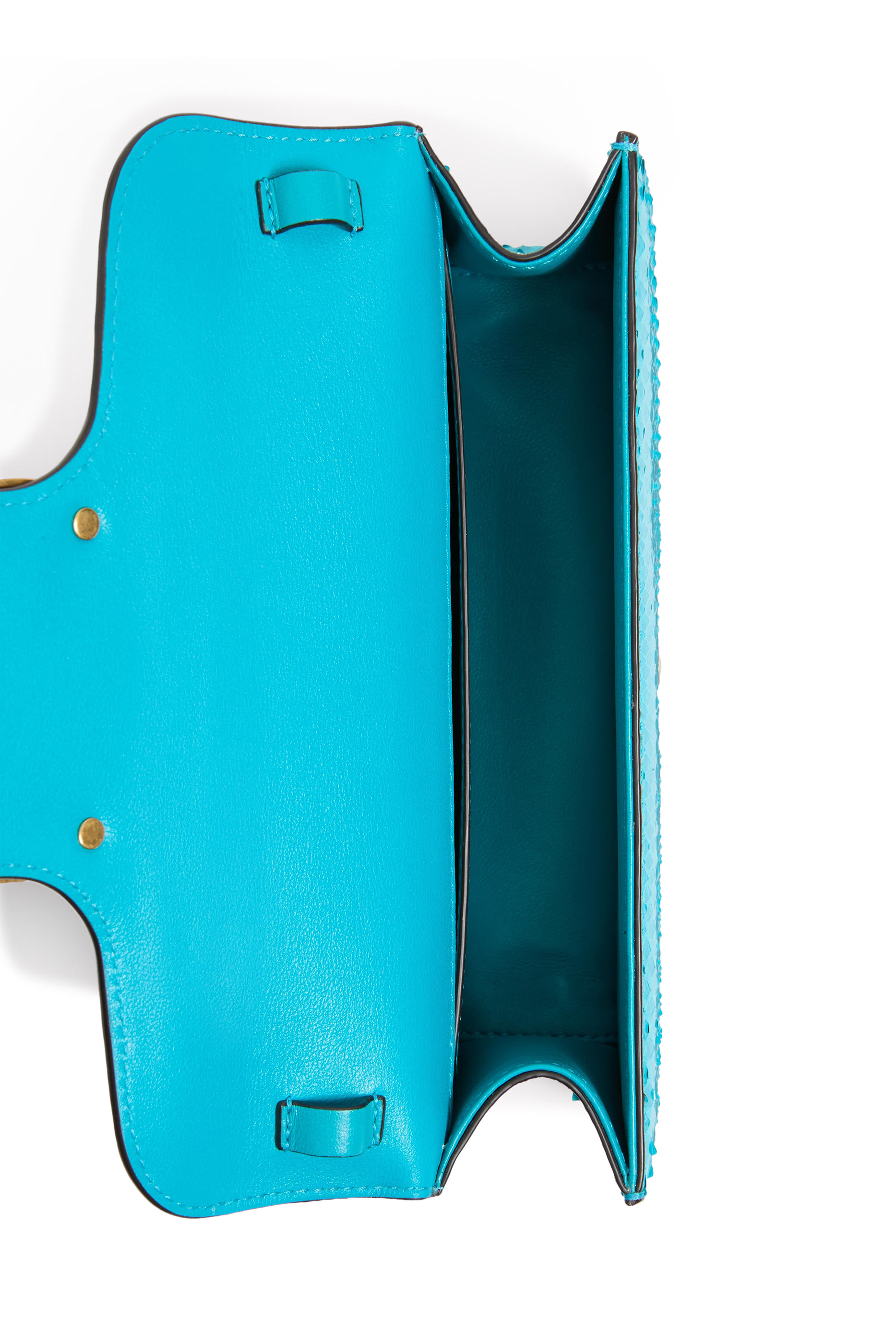 Locò Python Leather Clutch