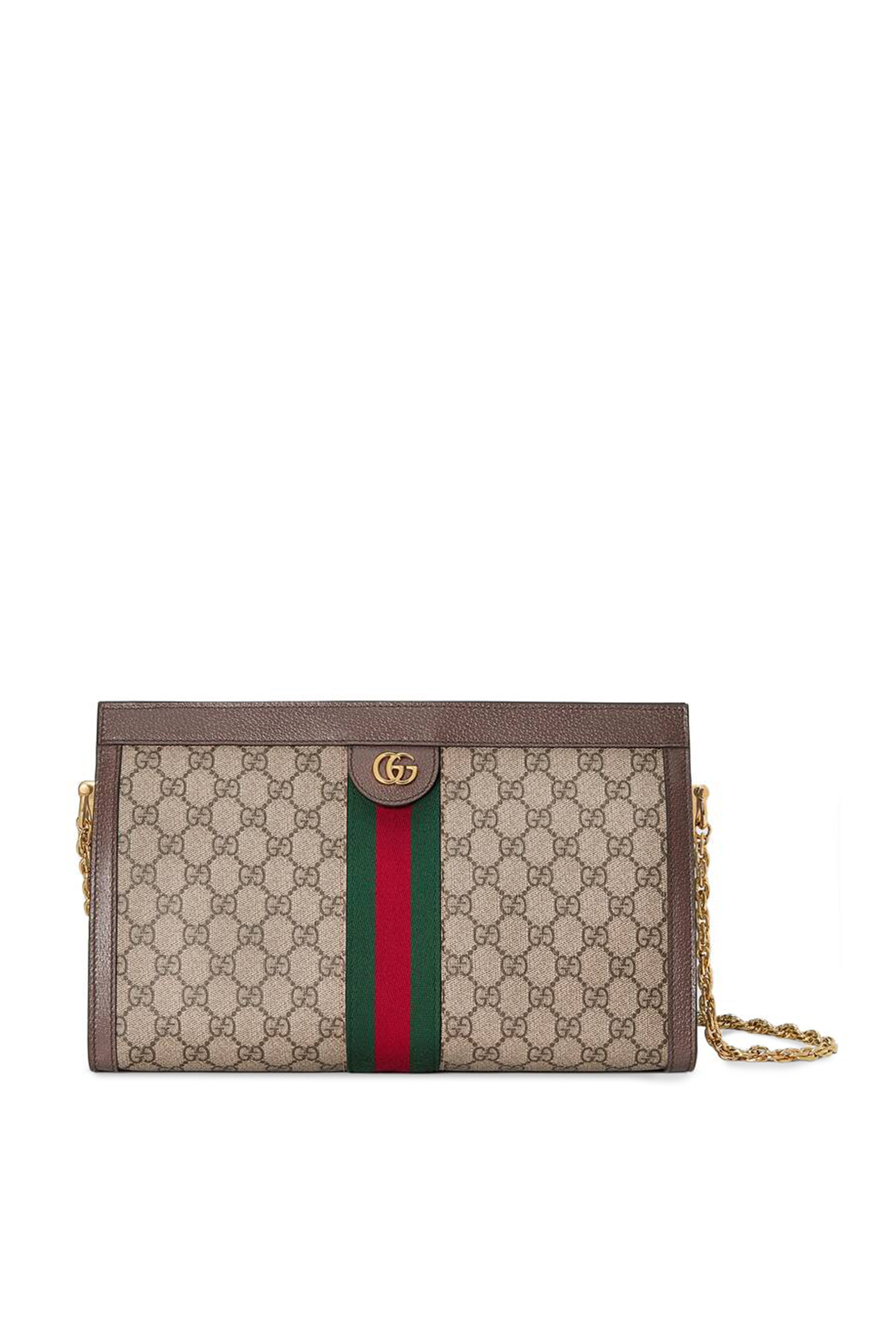 GG Supreme Ophidia Medium Chain-Strap Shoulder Bag