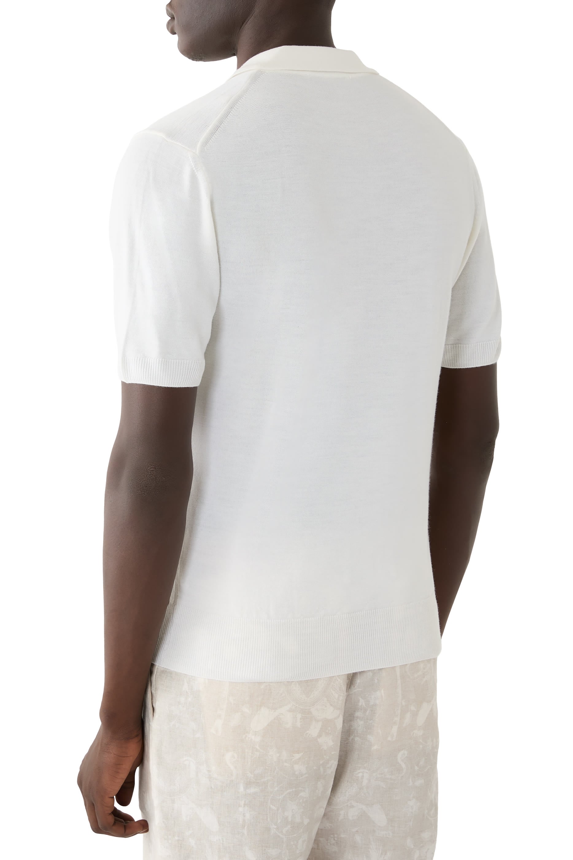 Buttonless Polo Shirt