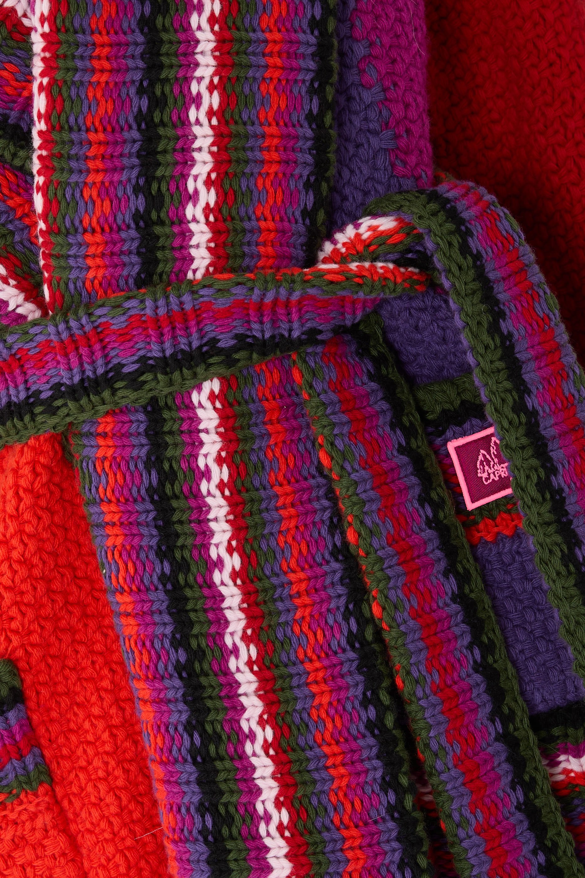 Oversized Colorblock Cardigan