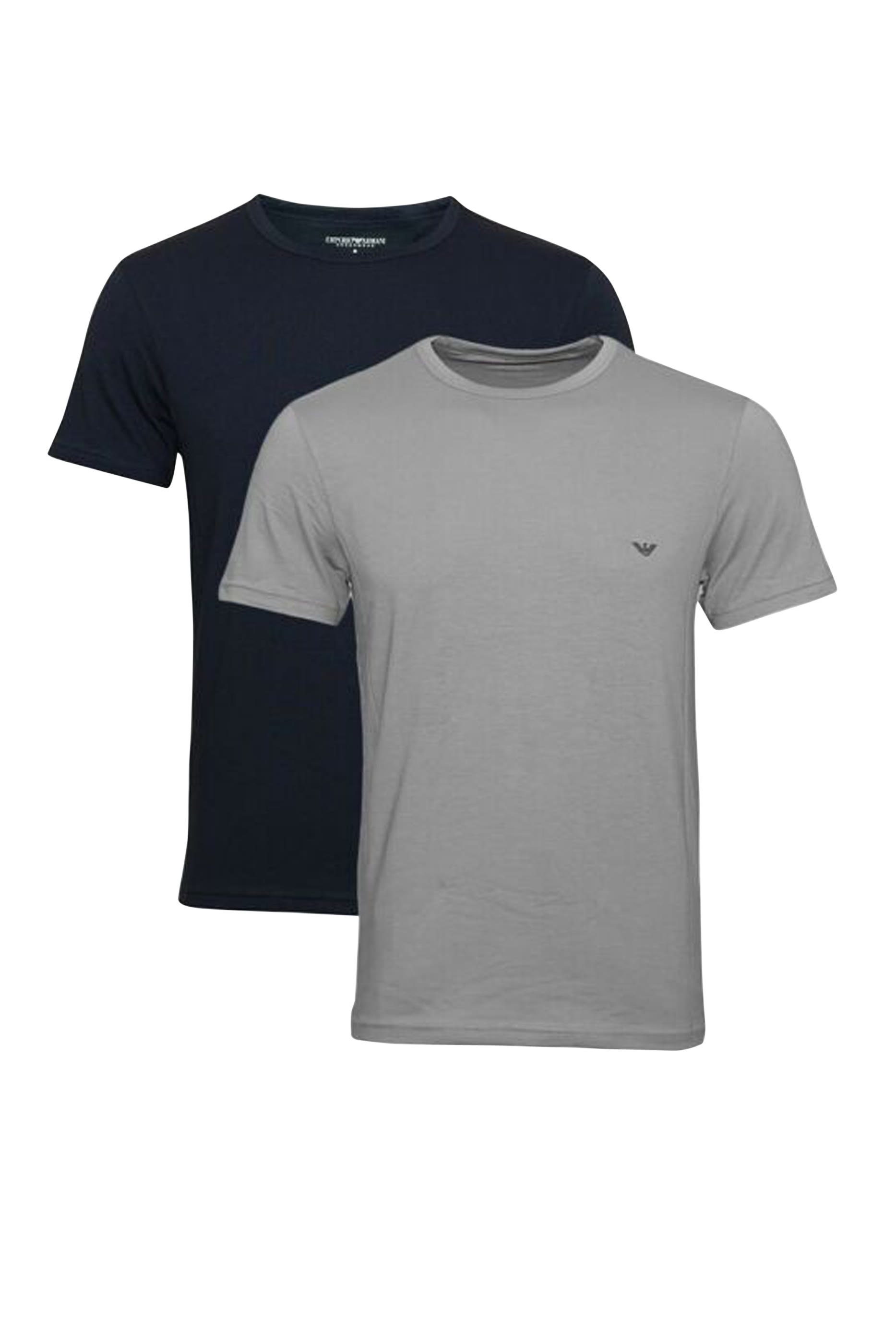 Logo V-Neck Cotton Stretch T-Shirts, Set of 2