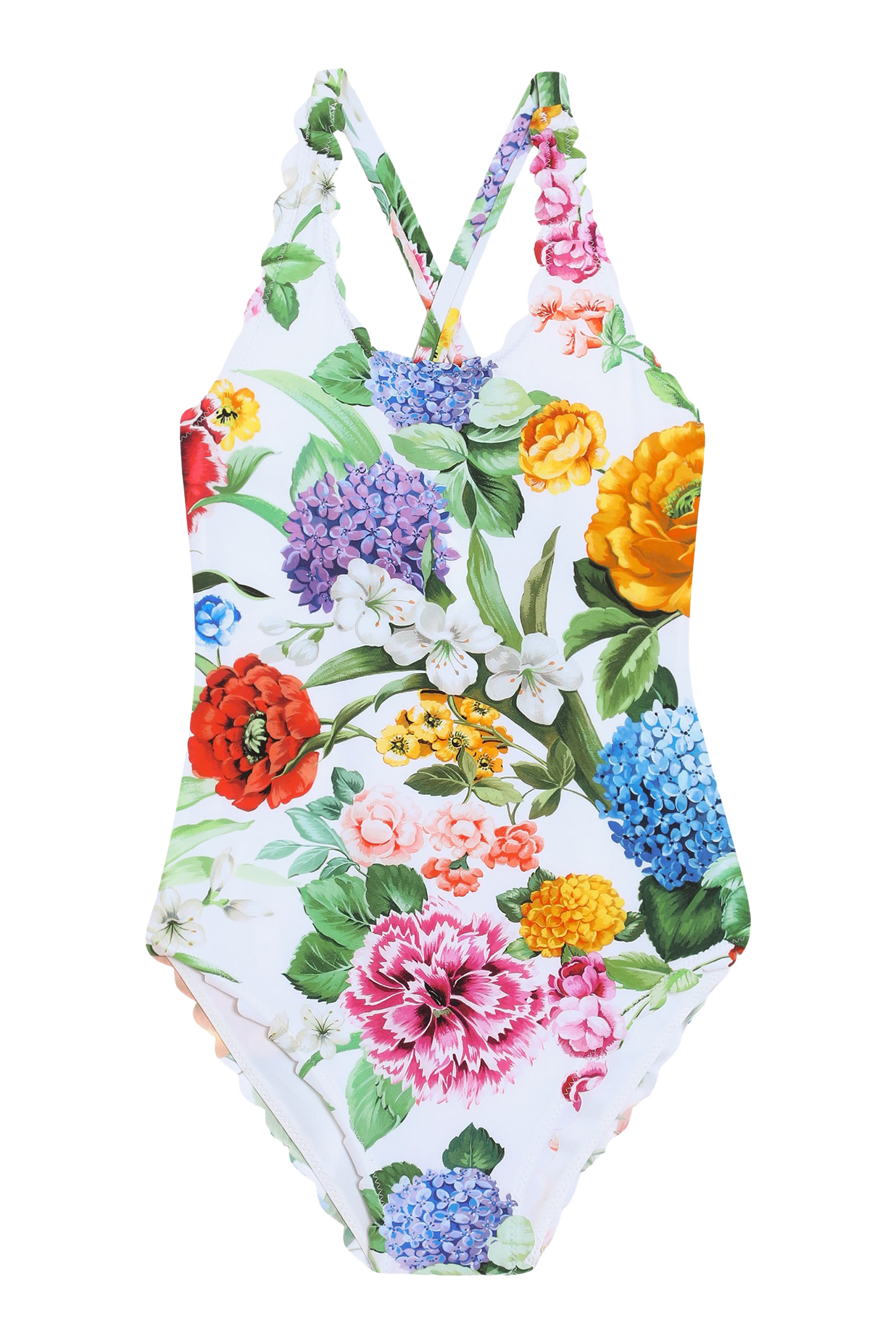 Kids Floral-Print Swimsuit