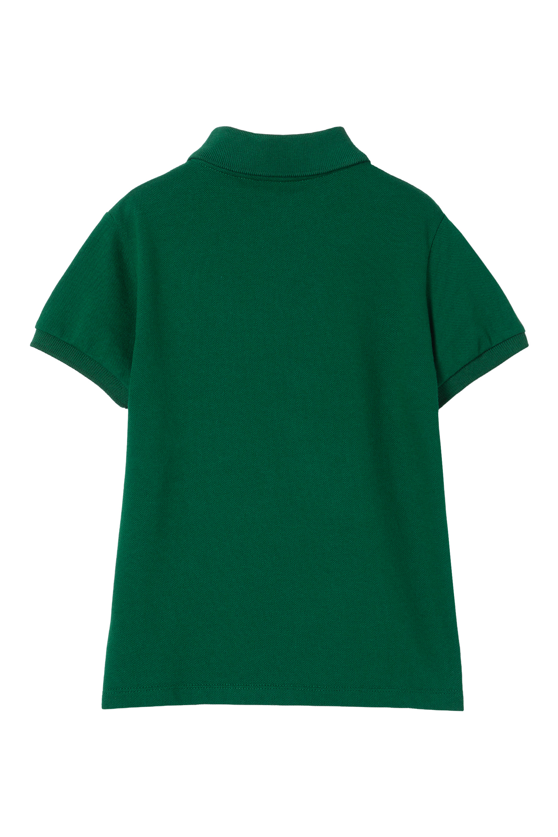 Kids Striped Heat-Taped Detail Polo Shirt
