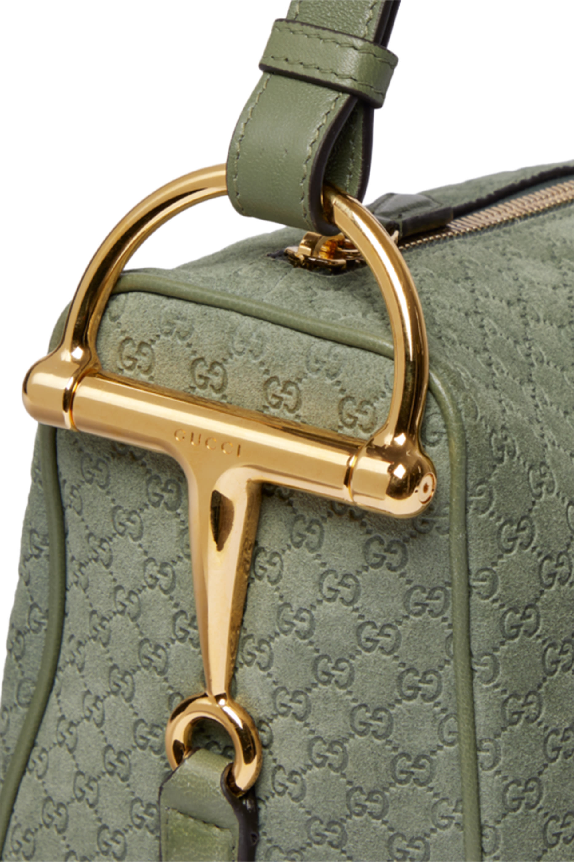 Half Horsebit Medium Shoulder Bag