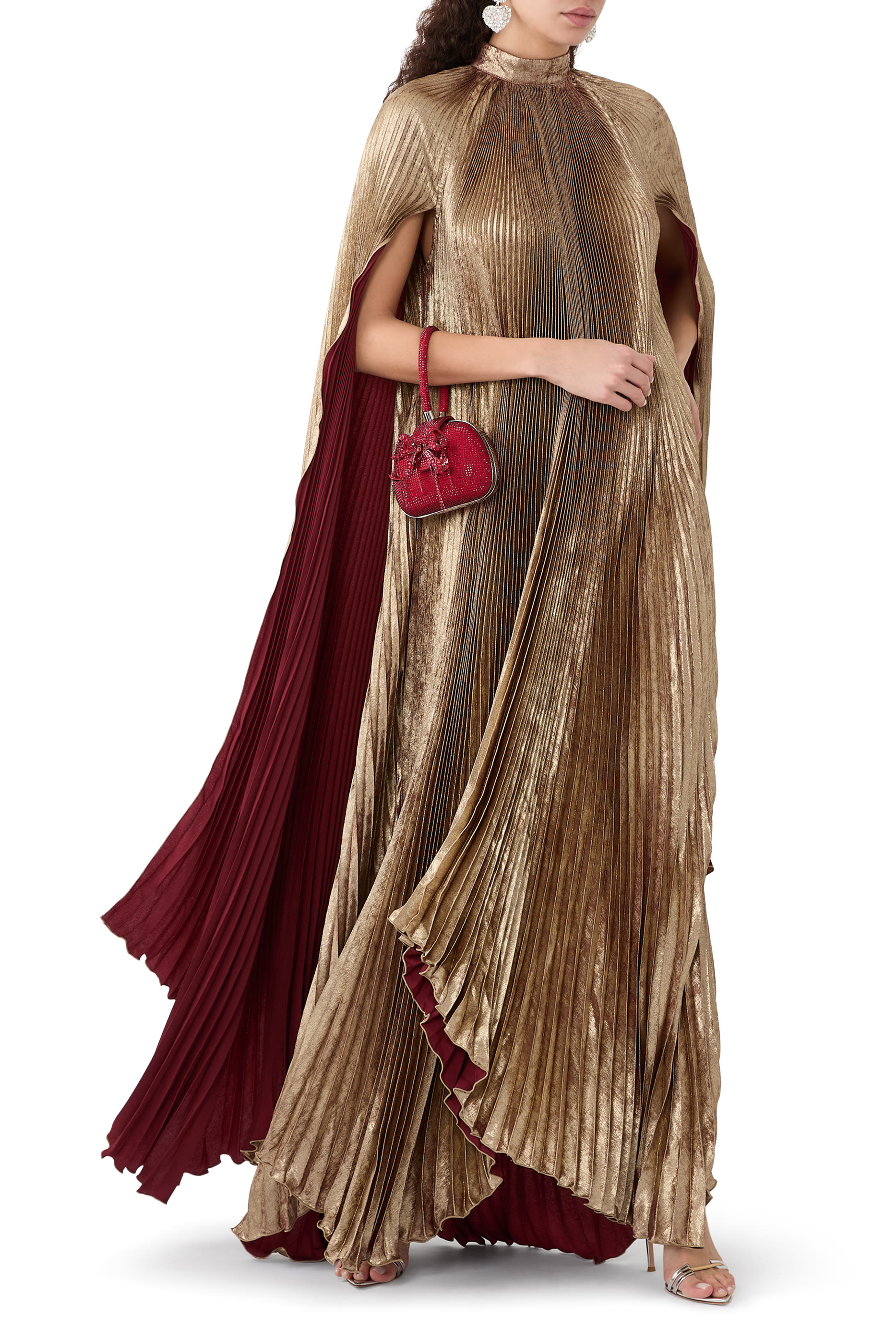 Rhinestone Top Handle Clutch Bag