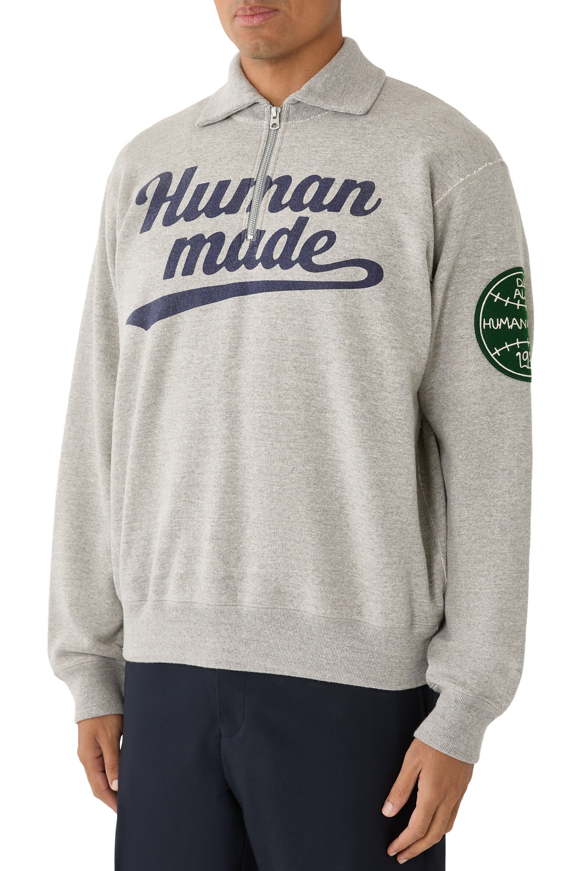 Logo Half-Zip Sweatshirt
