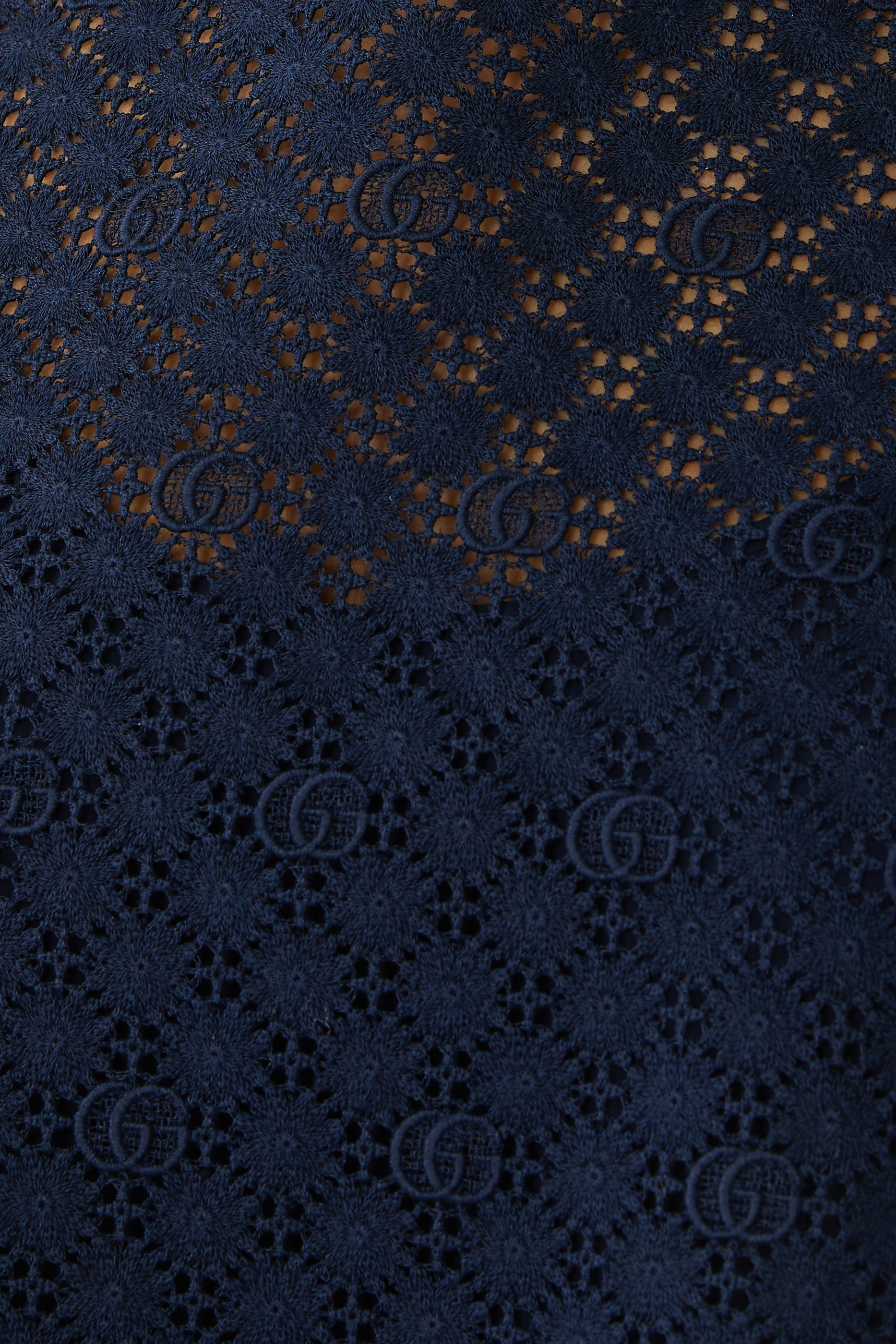 Double G Flower Lace Top