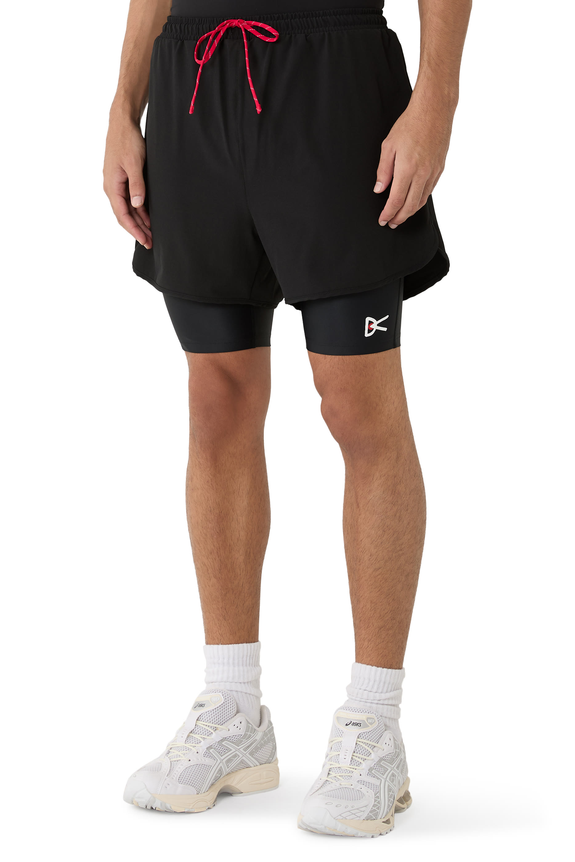 Layered Pocketed Trail Shorts