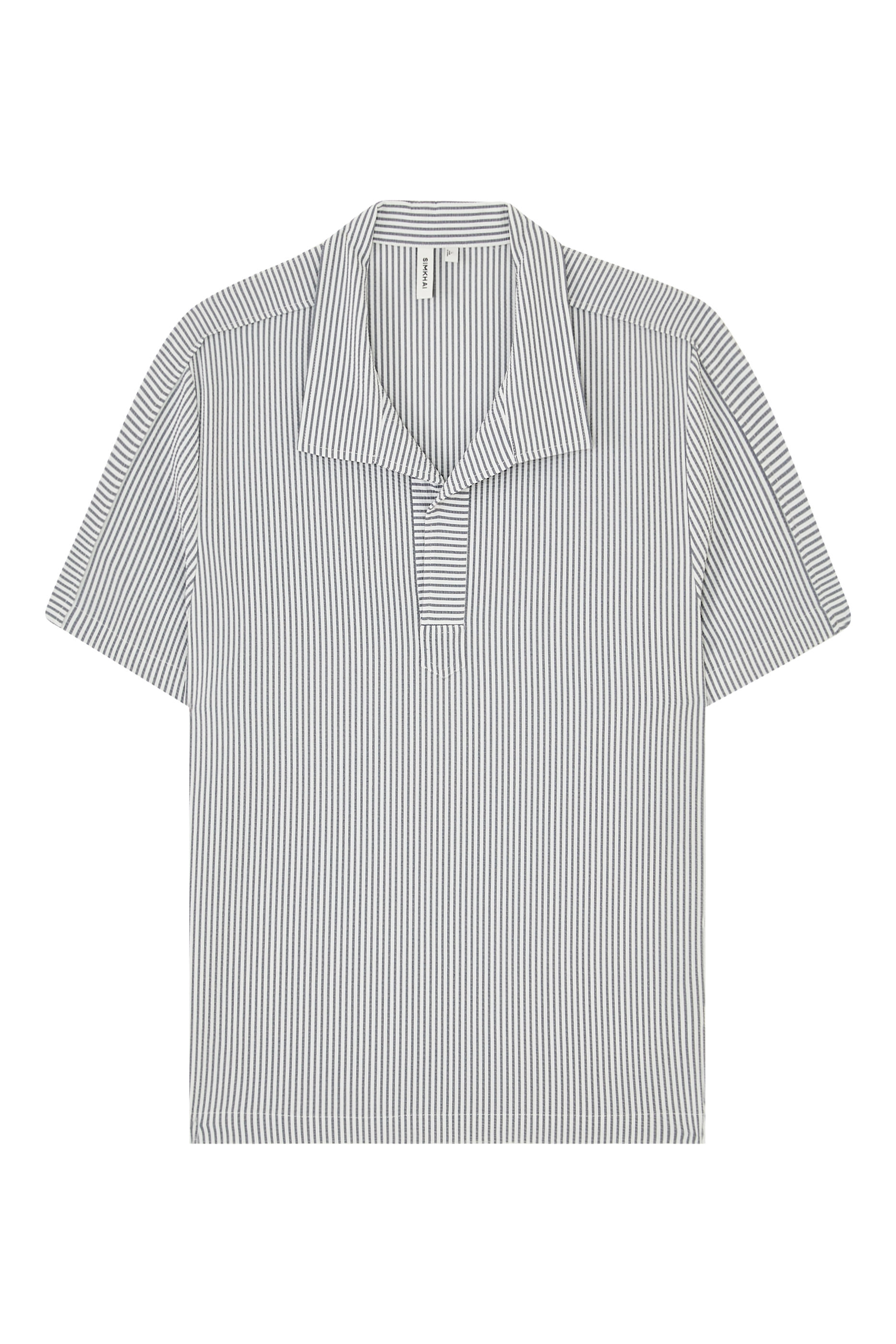 Striped Flat Collar T-Shirt