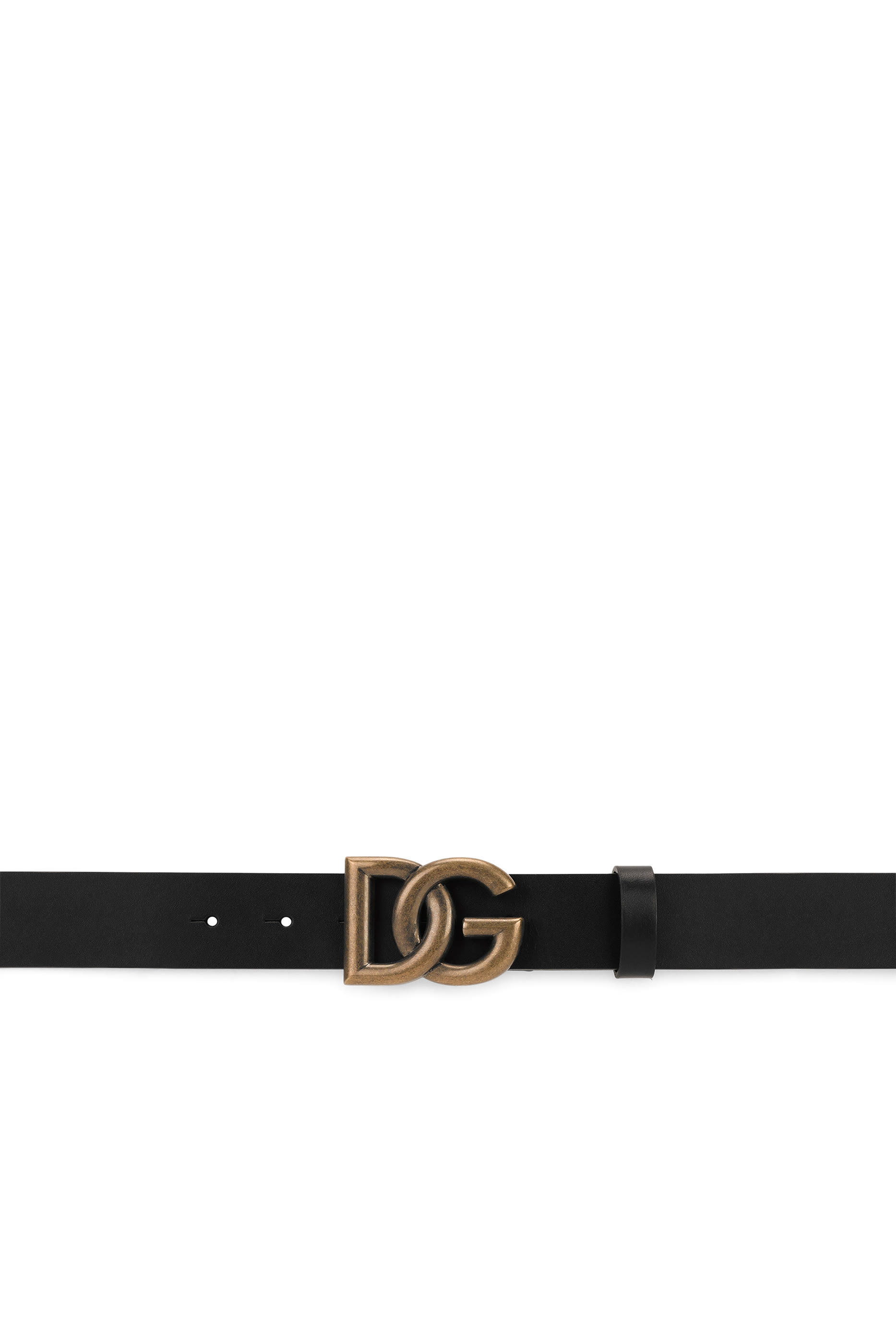 Crossover DG Logo Buckle Lux Leather Belt