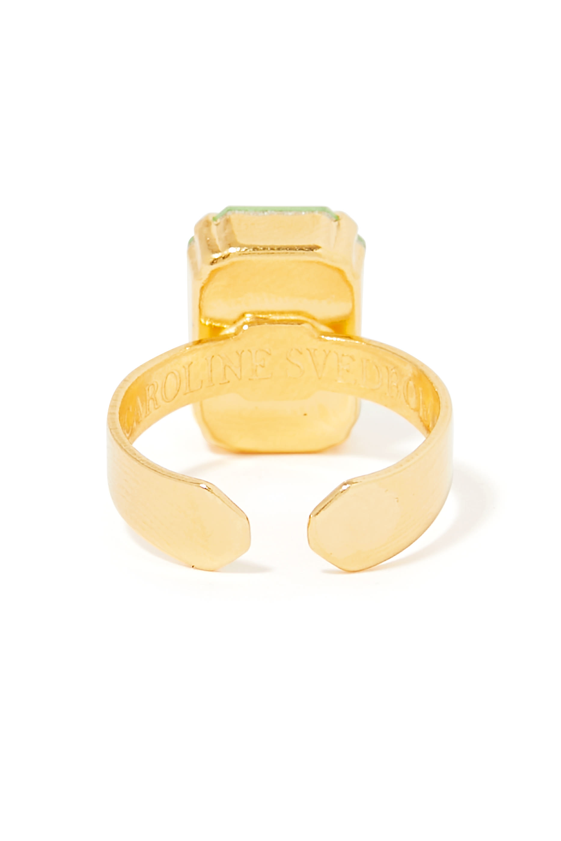 Lydia Ring, 18k Gold-Plated Metal & Swarovski Crystal