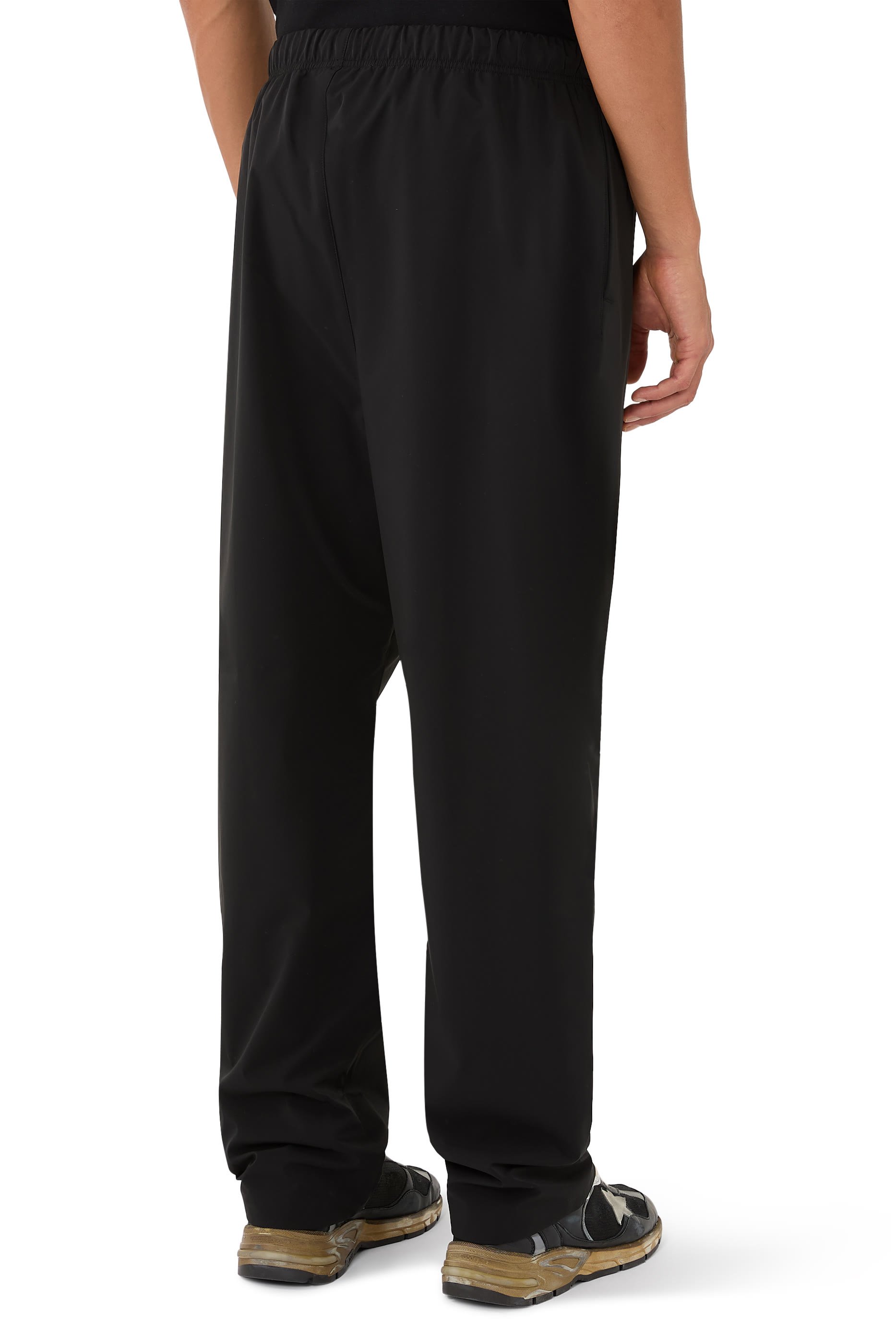  Sporty Nylon Relaxed Track Pants