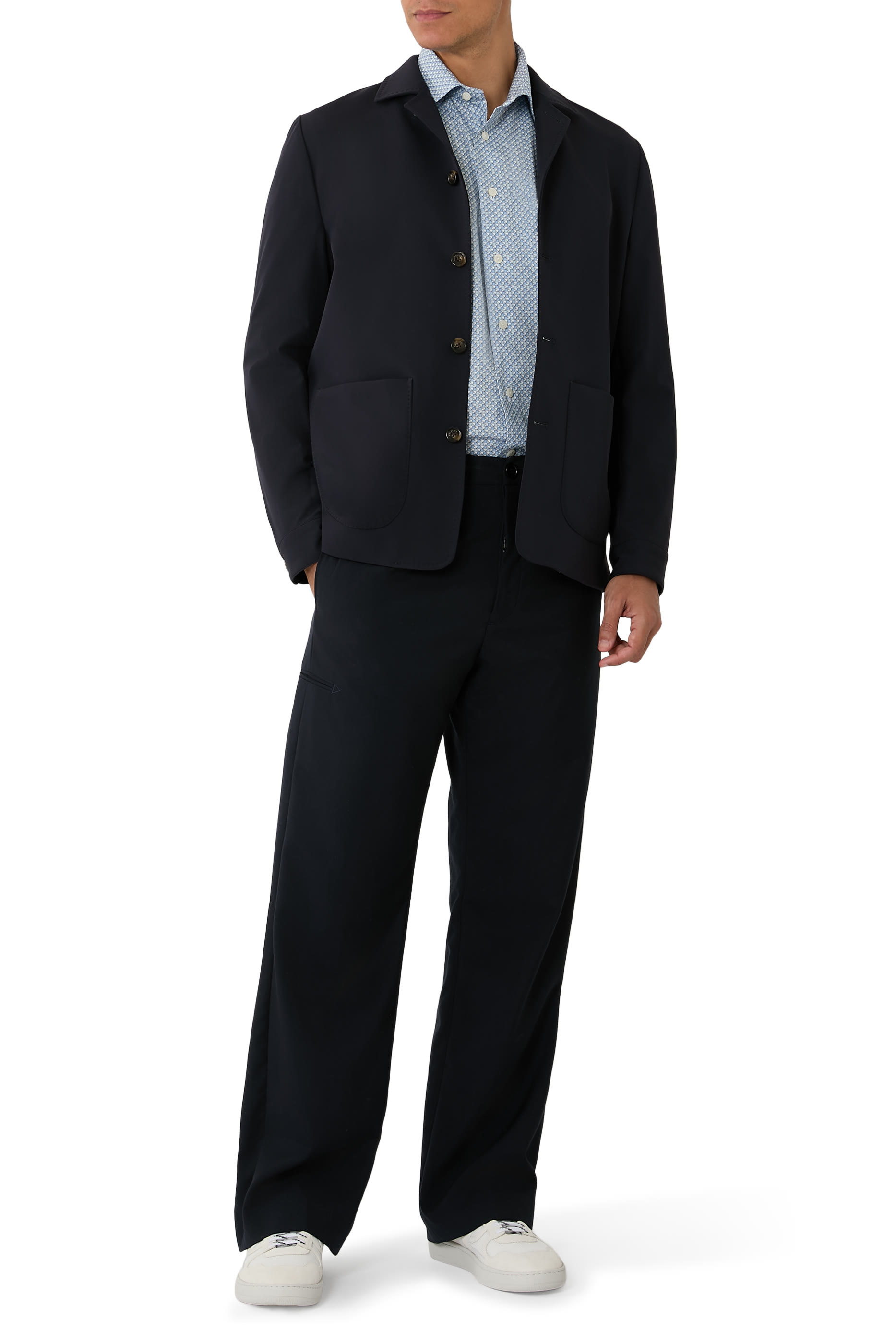 Motif Signature Twill Shirt