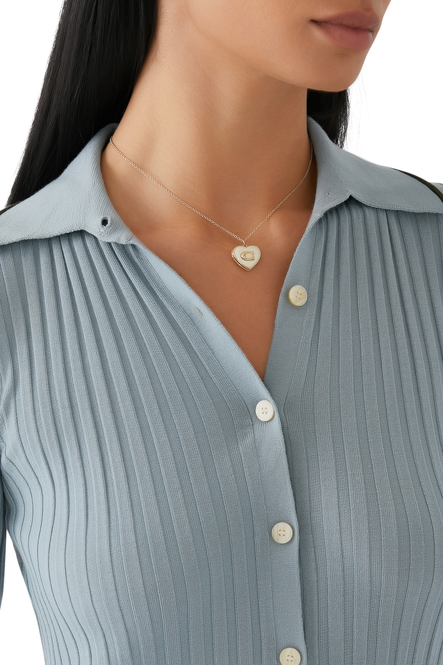 Enamel Heart Necklace