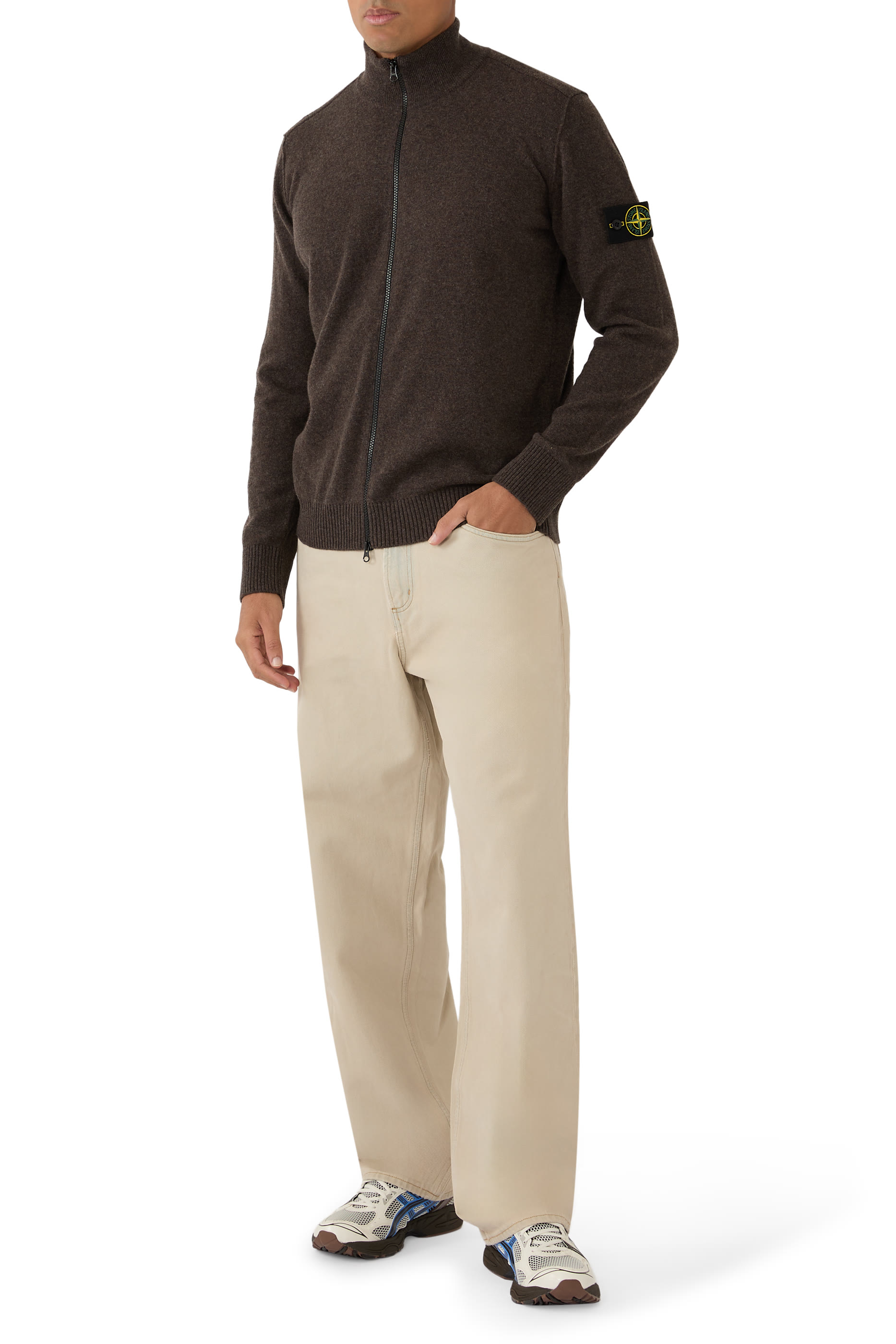 Regular-Fit Zip-Up Sweatshirt 