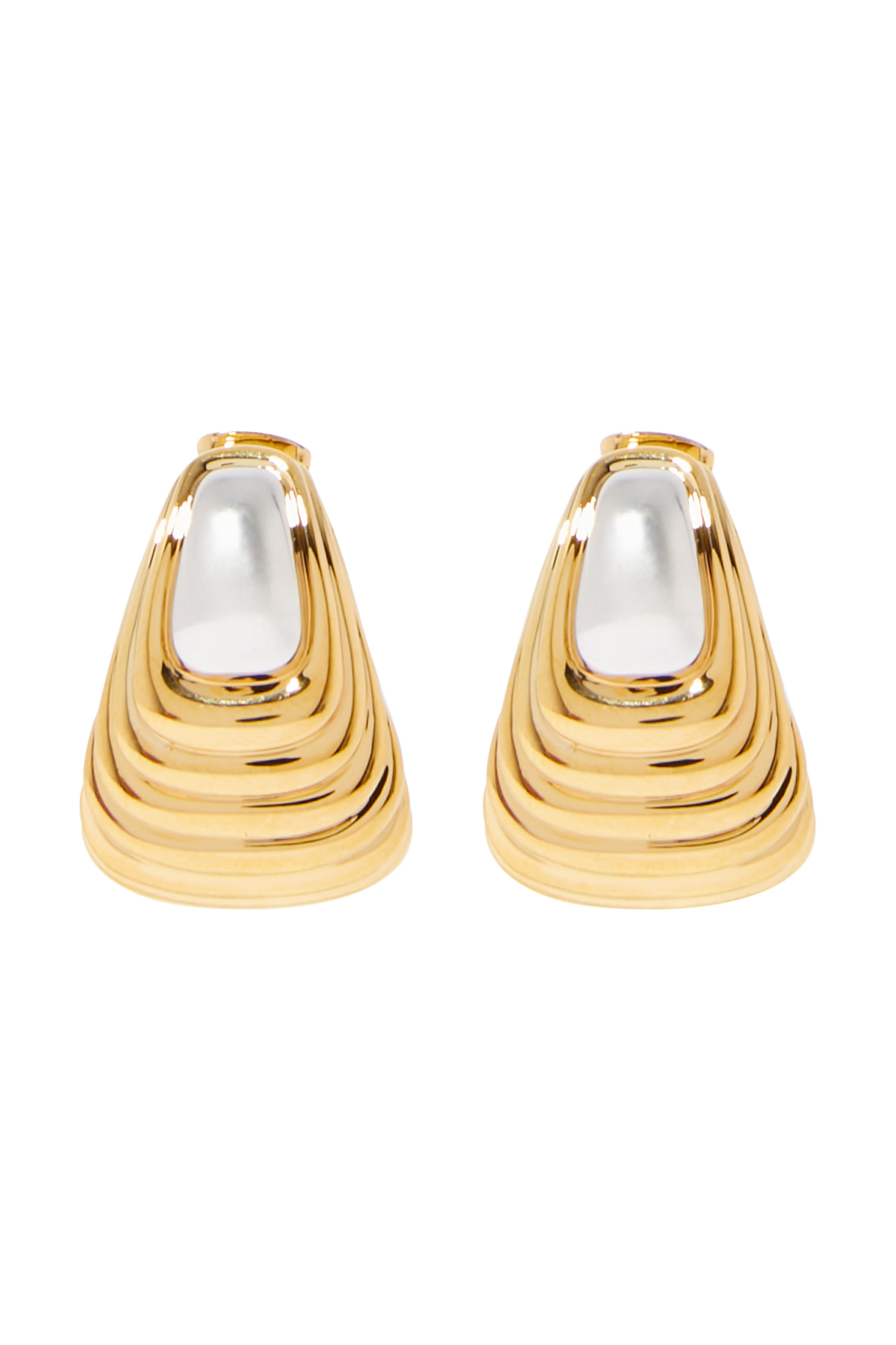 Ridge Oversized Stud Earrings