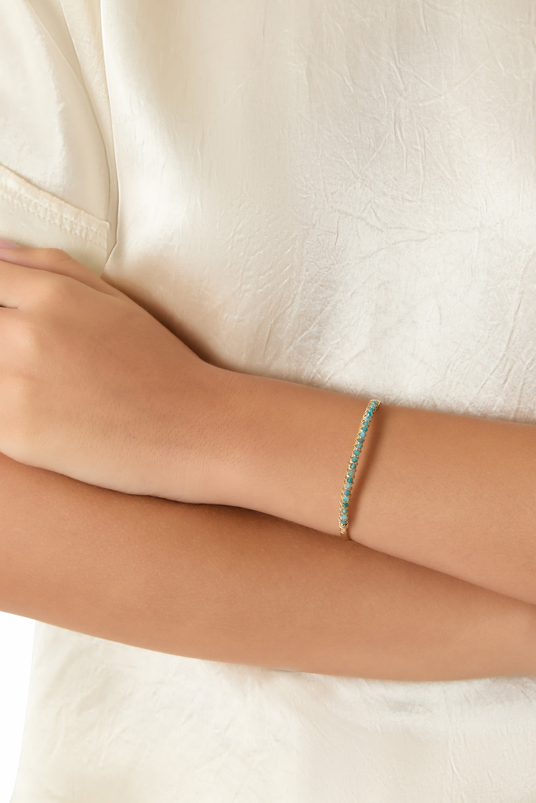 Lyre Small Bangle Bracelet
