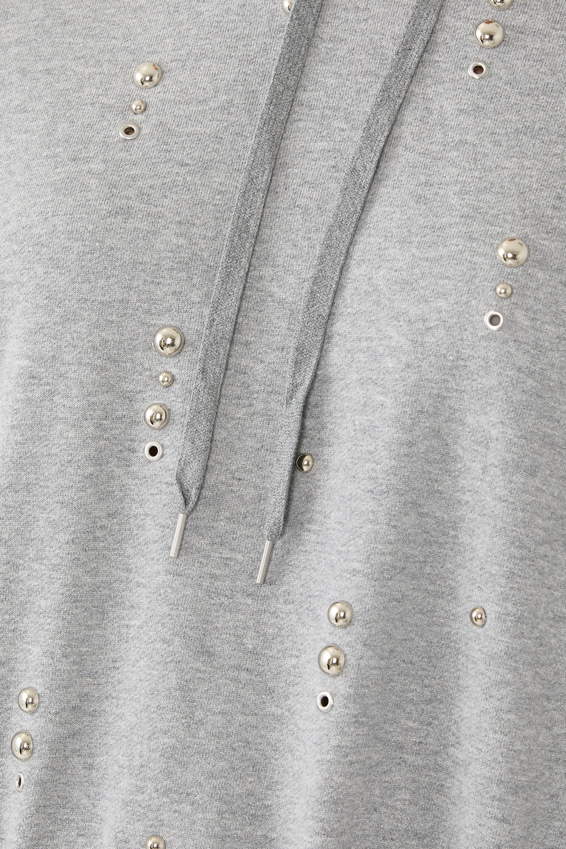 Stud Embellished Oversized Hoodie 