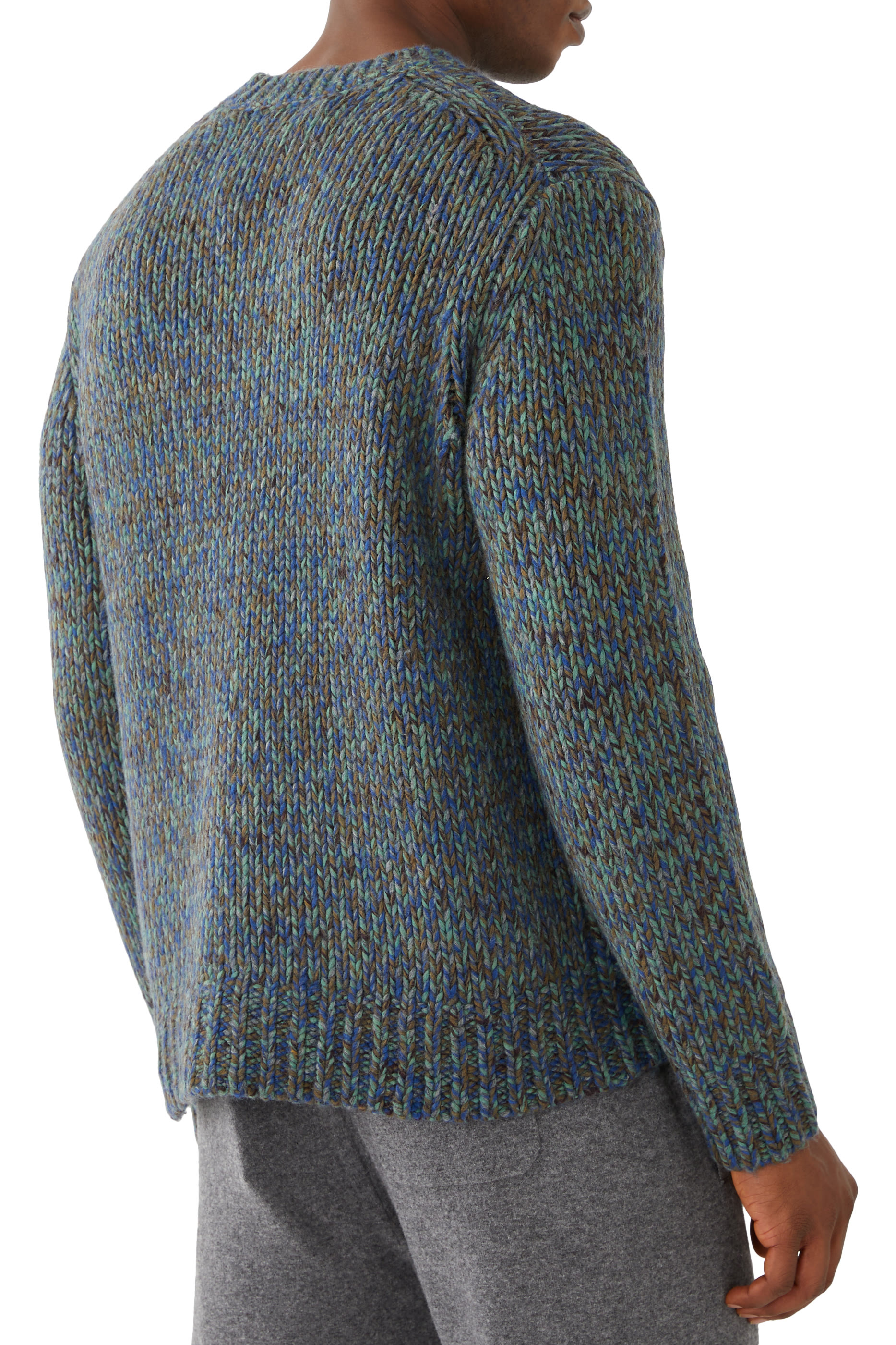 Homespun Marled Crewneck Sweater