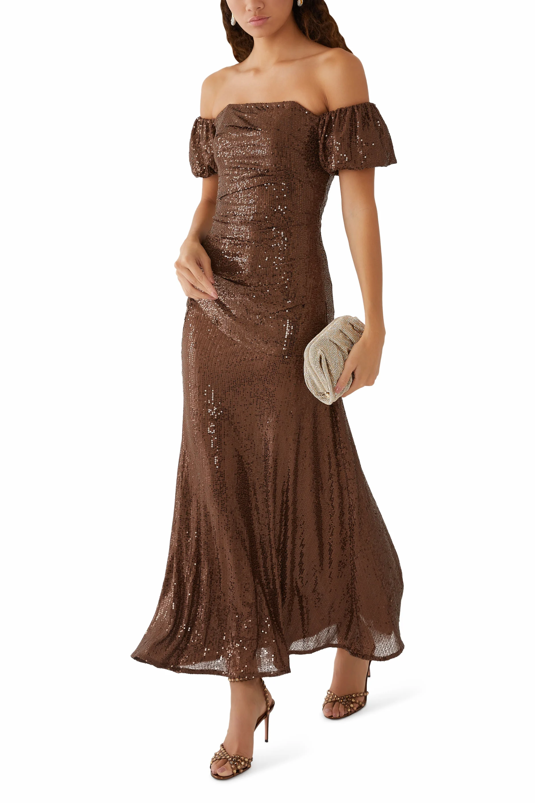 Sunbeam Valentina Off-Shoulder Gown