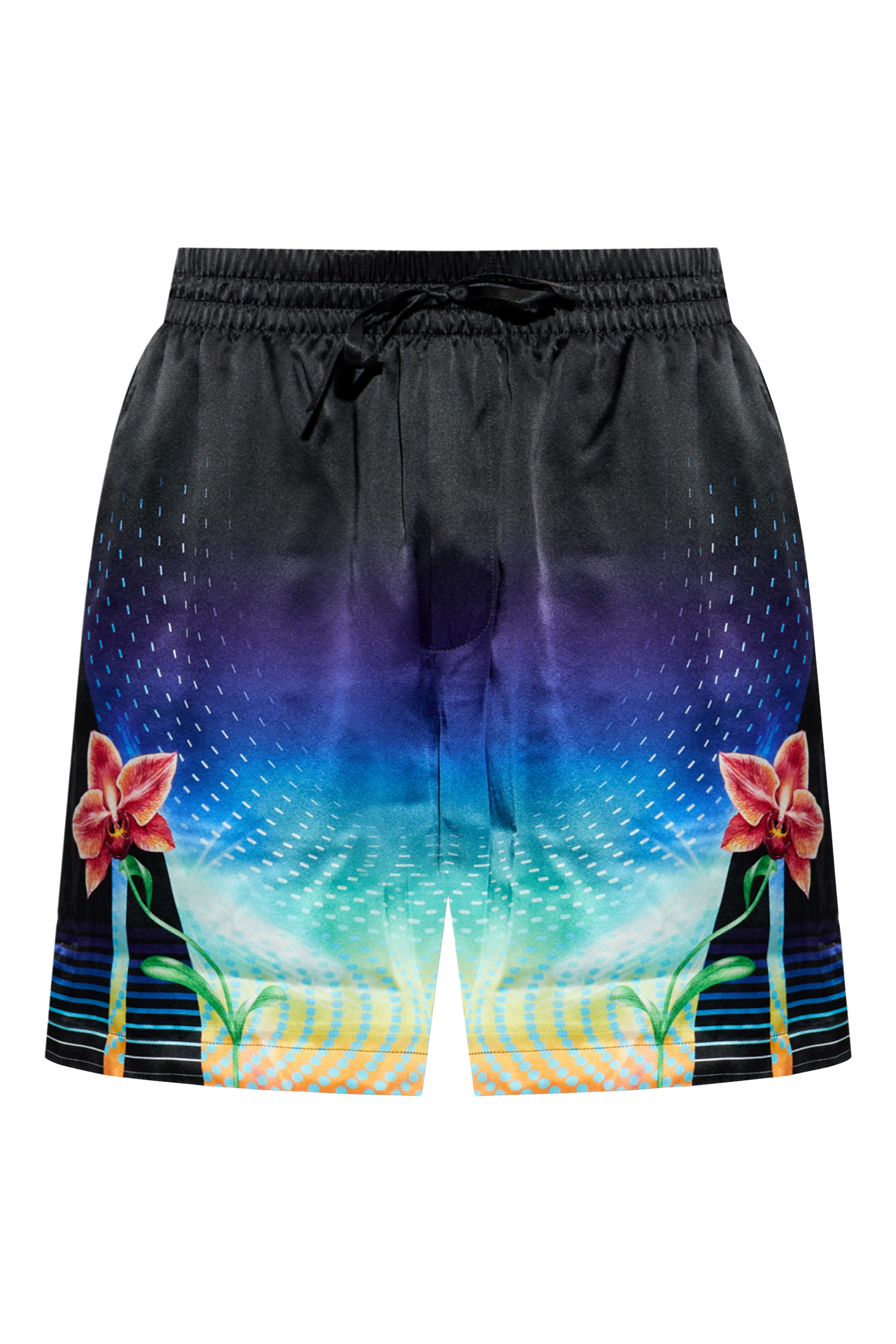 Orchid Racer Silk Shorts