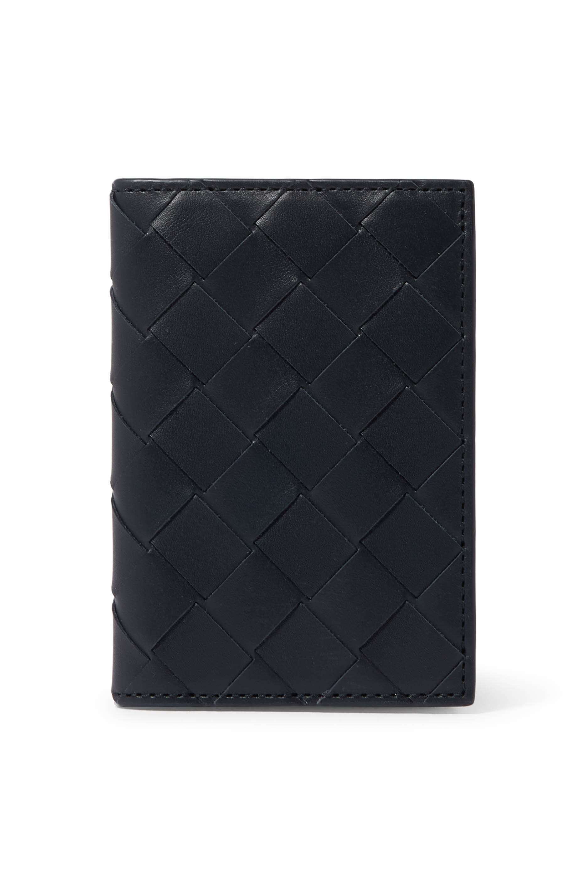 Intrecciato Flap Card Case