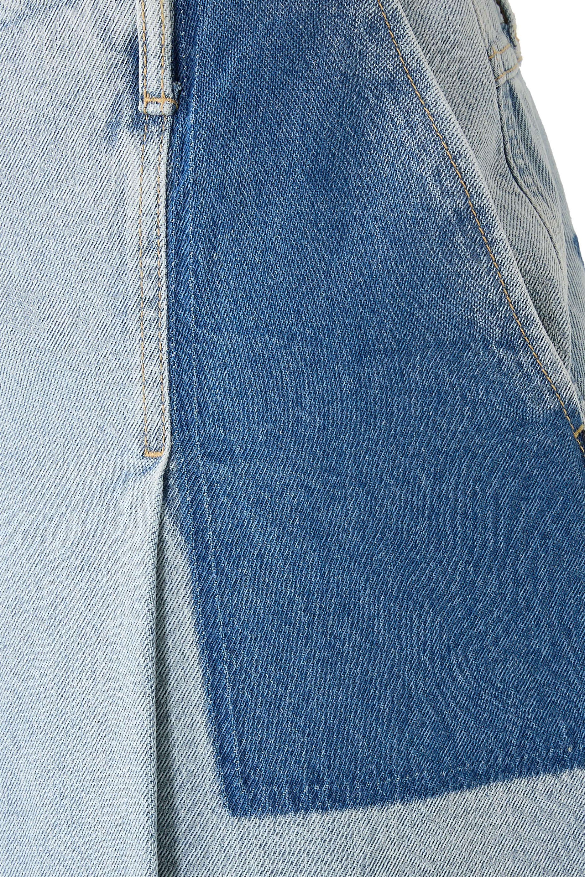 Ghost Patch Denim Bermuda Shorts