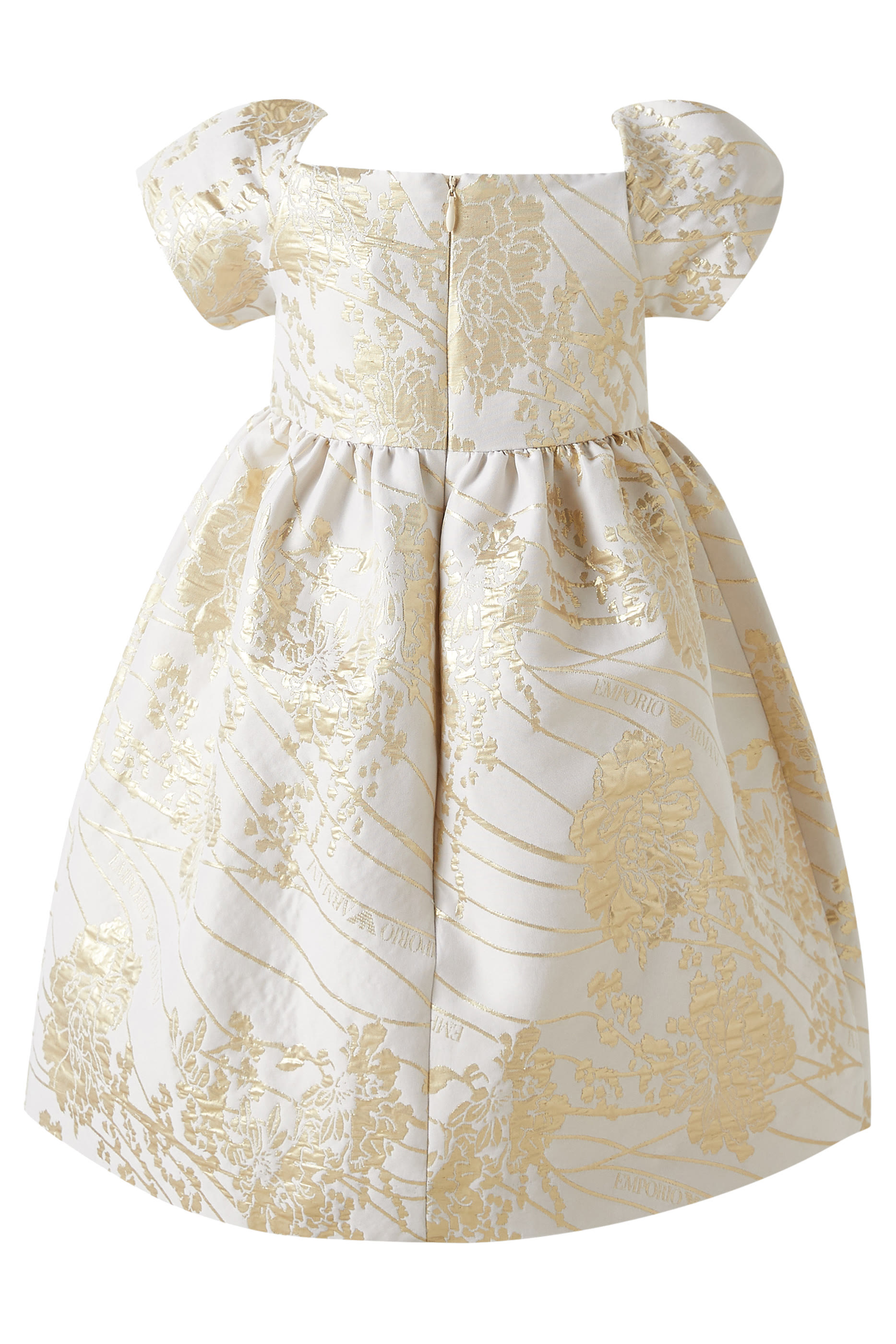 Kids Jacquard Floral Dress