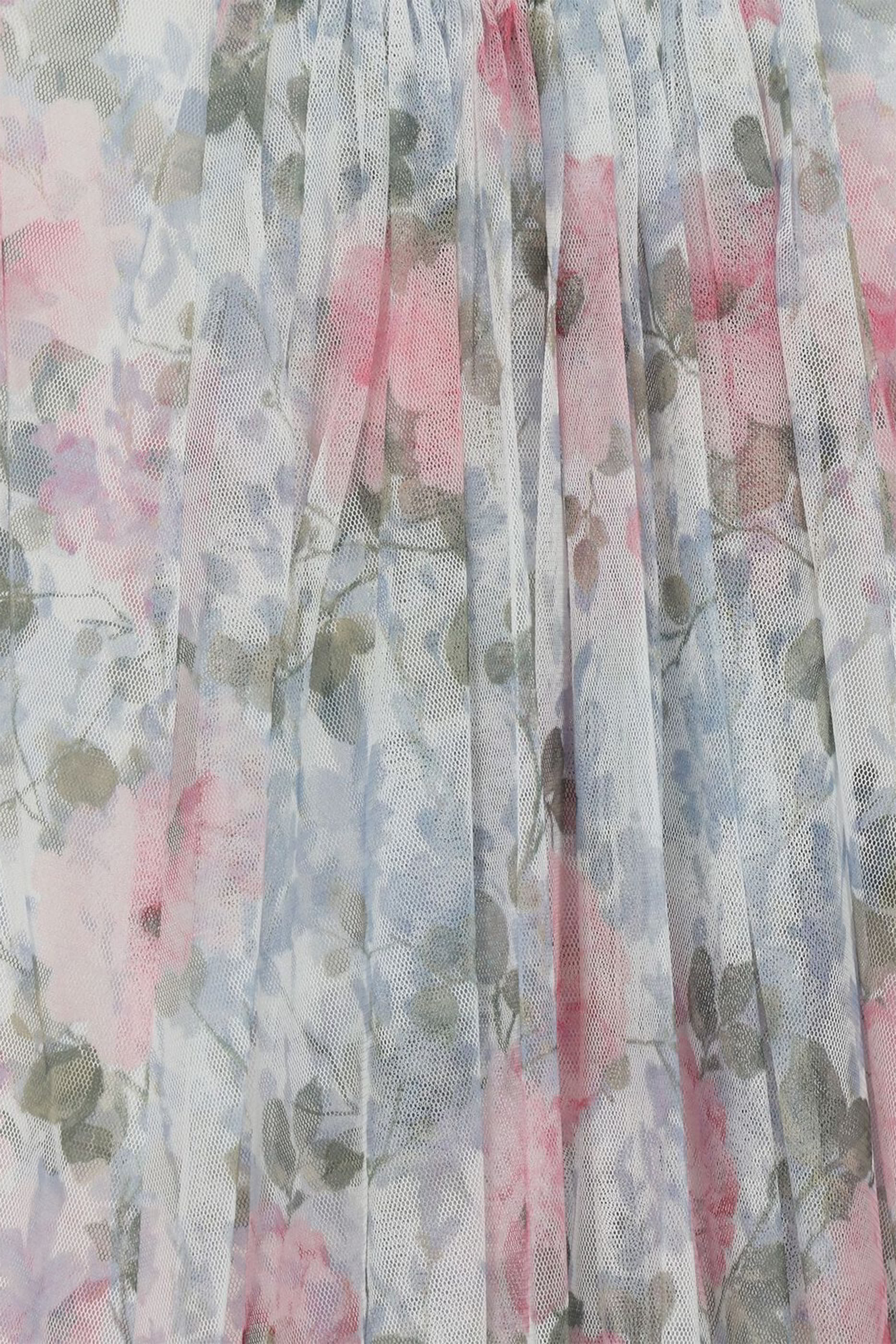 Kids Camille&rsquo;s Garden Long Sleeve Dress 