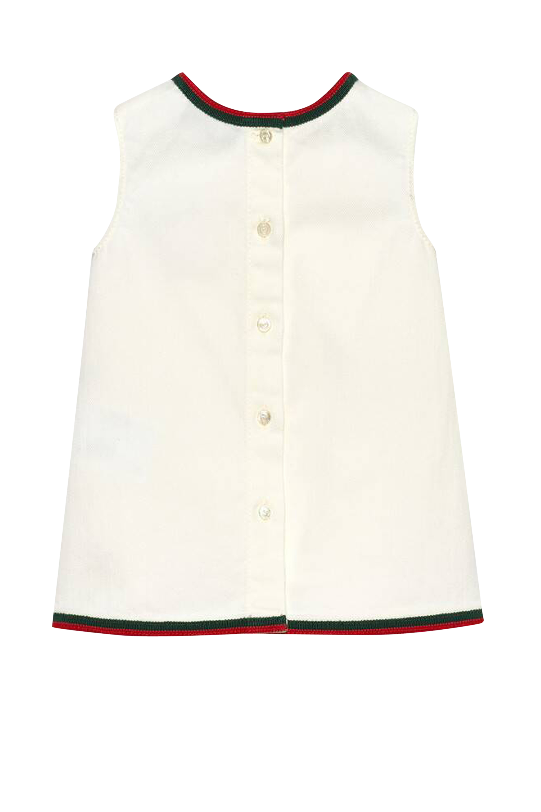 Cotton Dress With Strawberry Patch