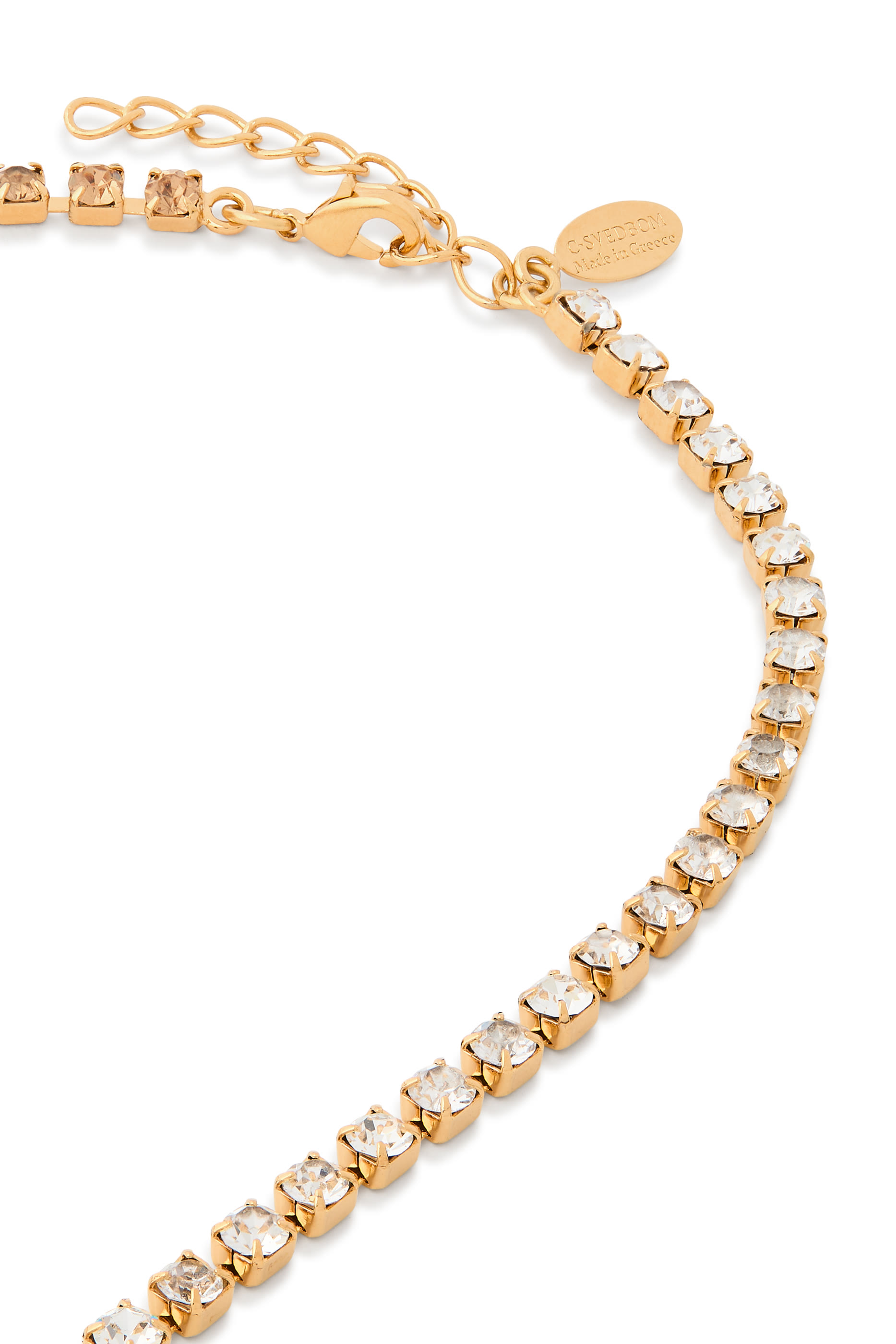 Yvette Necklace, 18K Gold / Rhodium Plated