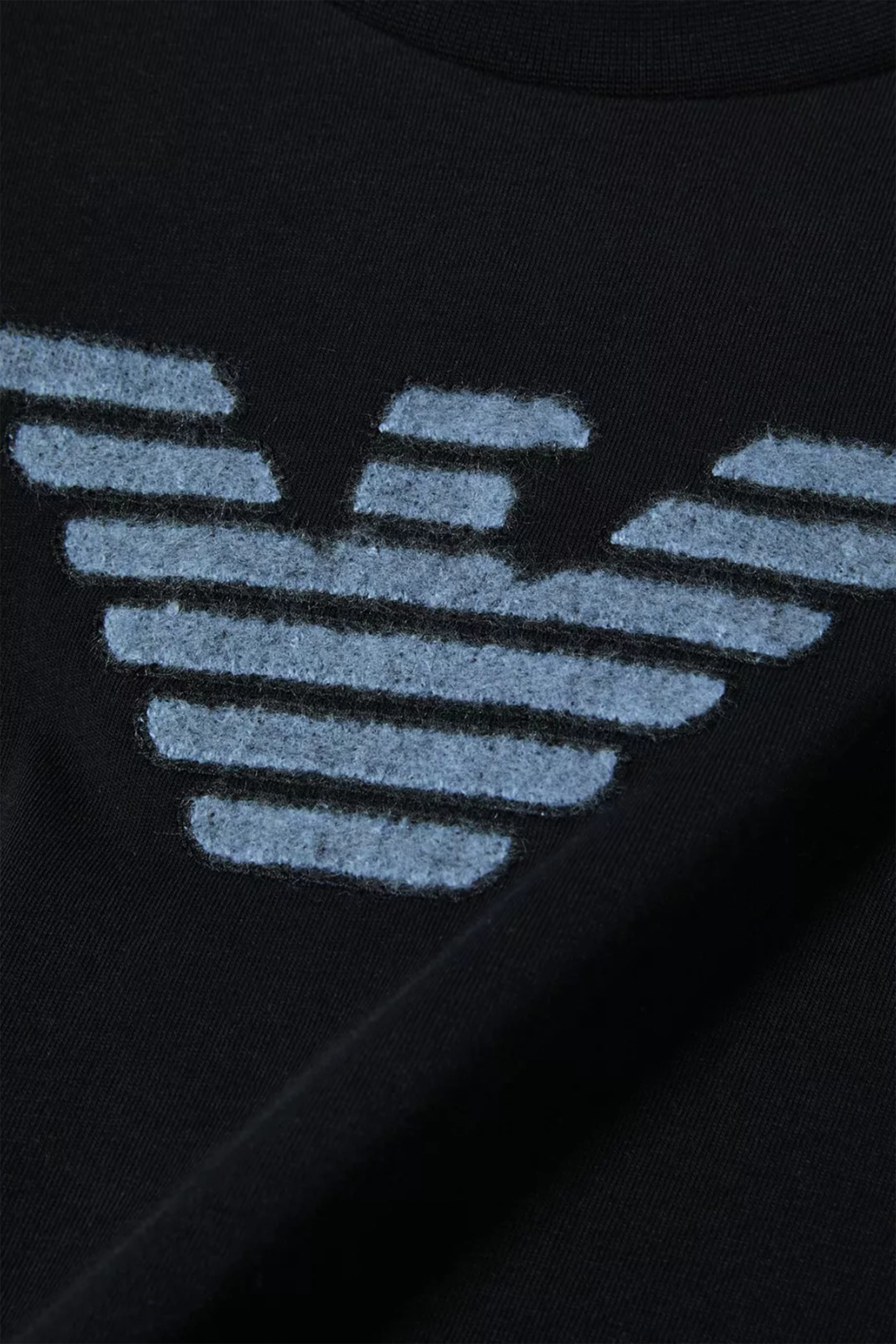 Kids Embroidered Eagle Fuzz Front T-Shirt