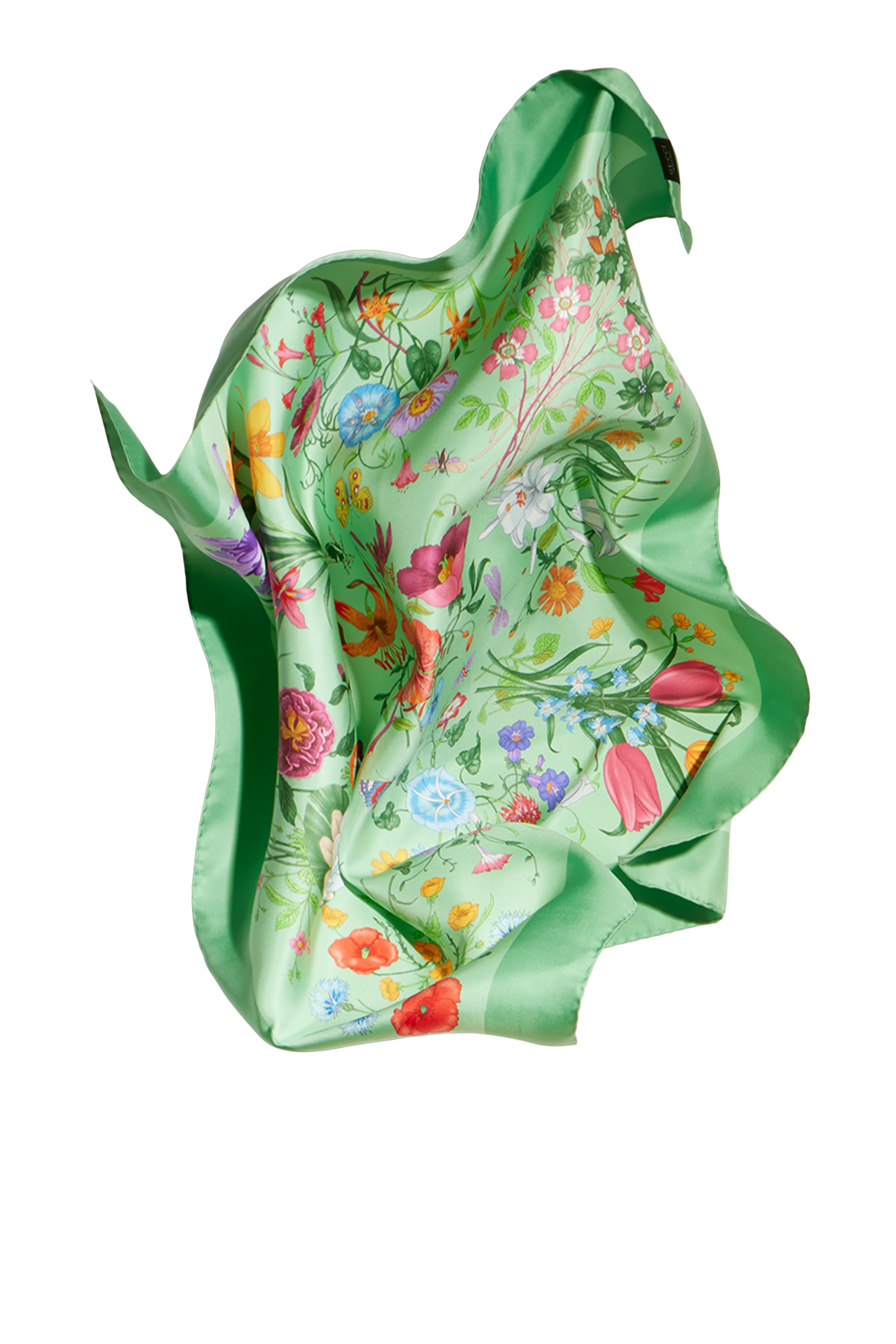 Allover Flora Print Carr&eacute;
