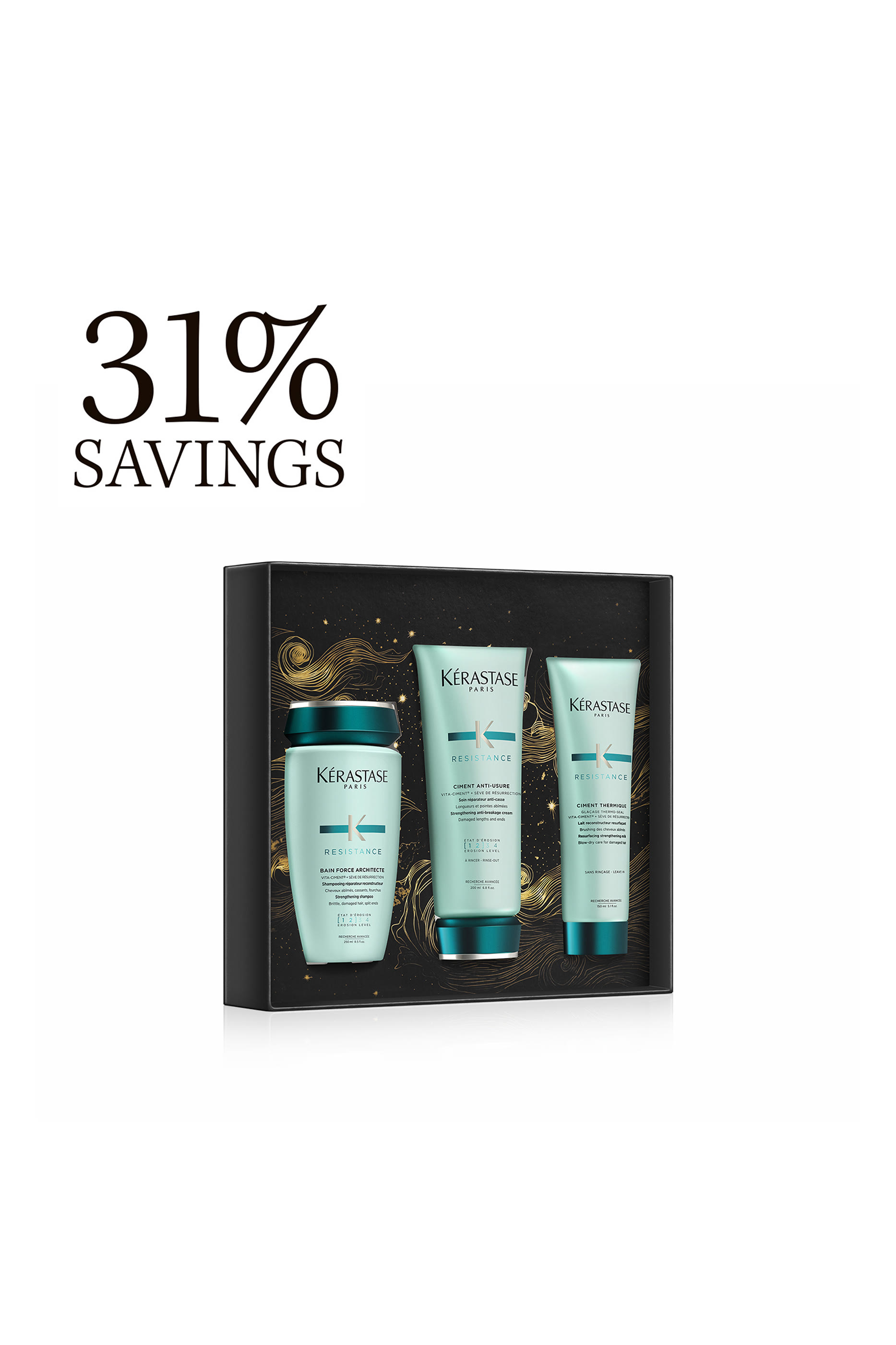 Resistance Repairing Set for Damaged Hair