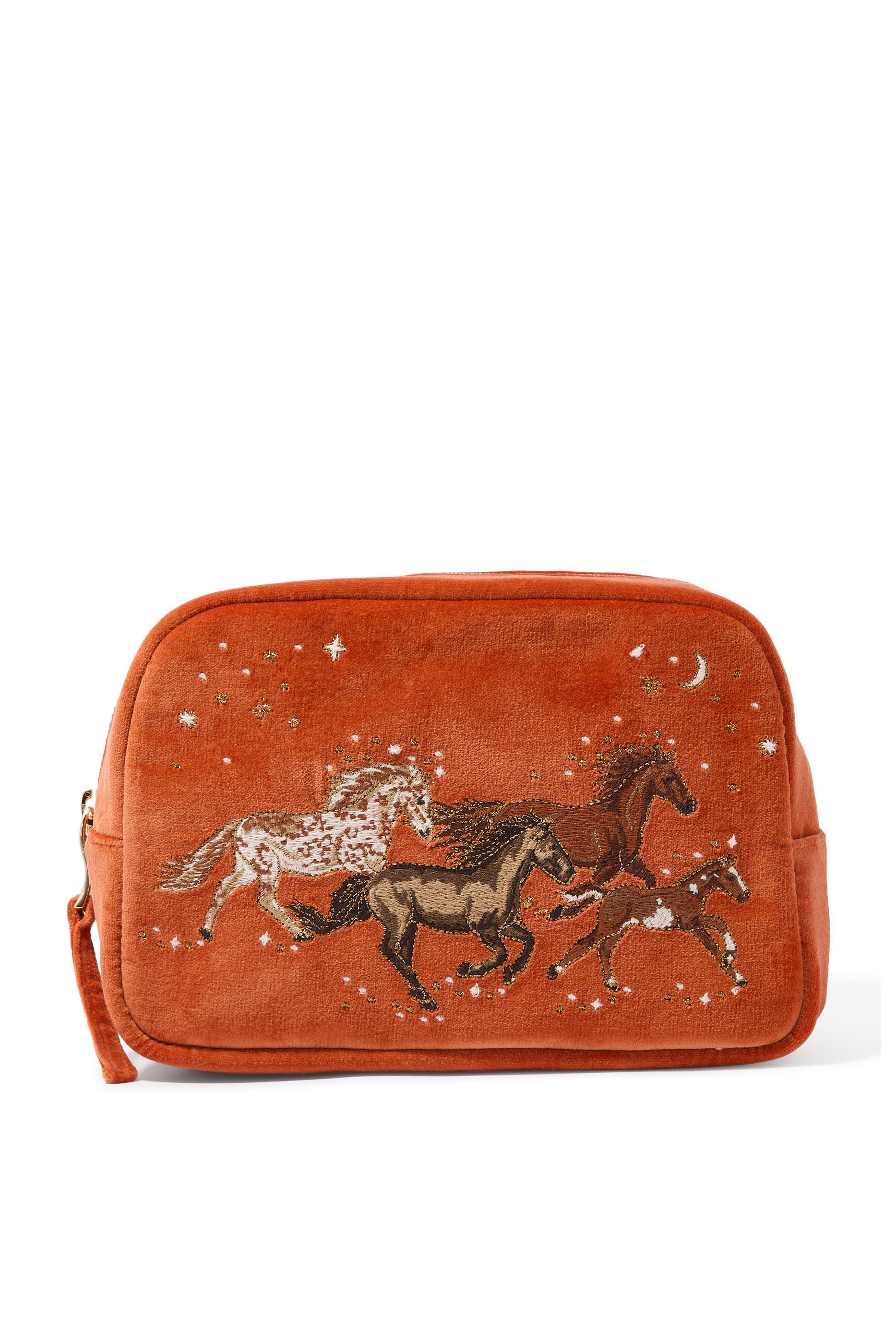 Celestial Wild Horses Makeup Bag
