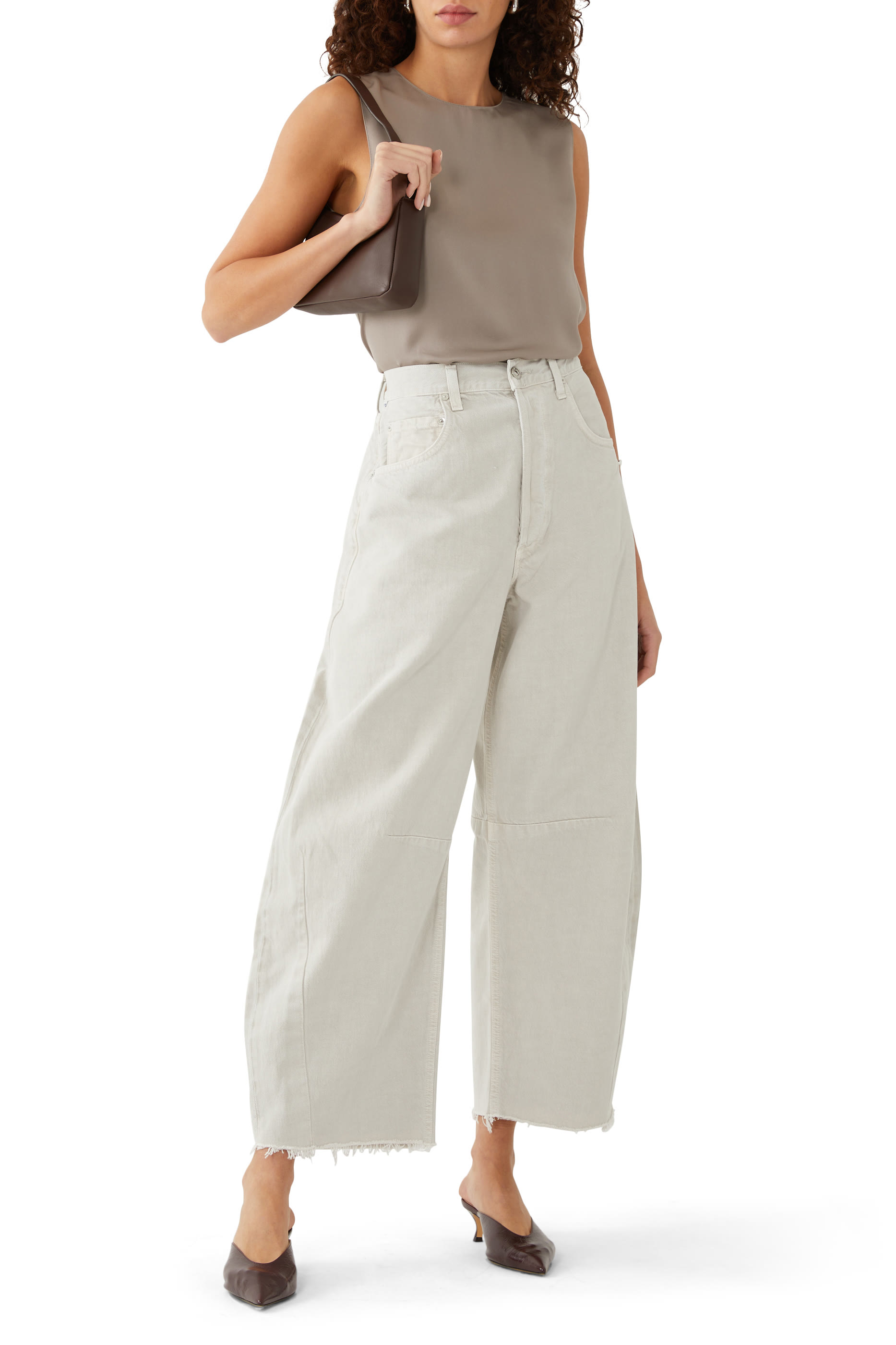 Shell Top in Silk Georgette