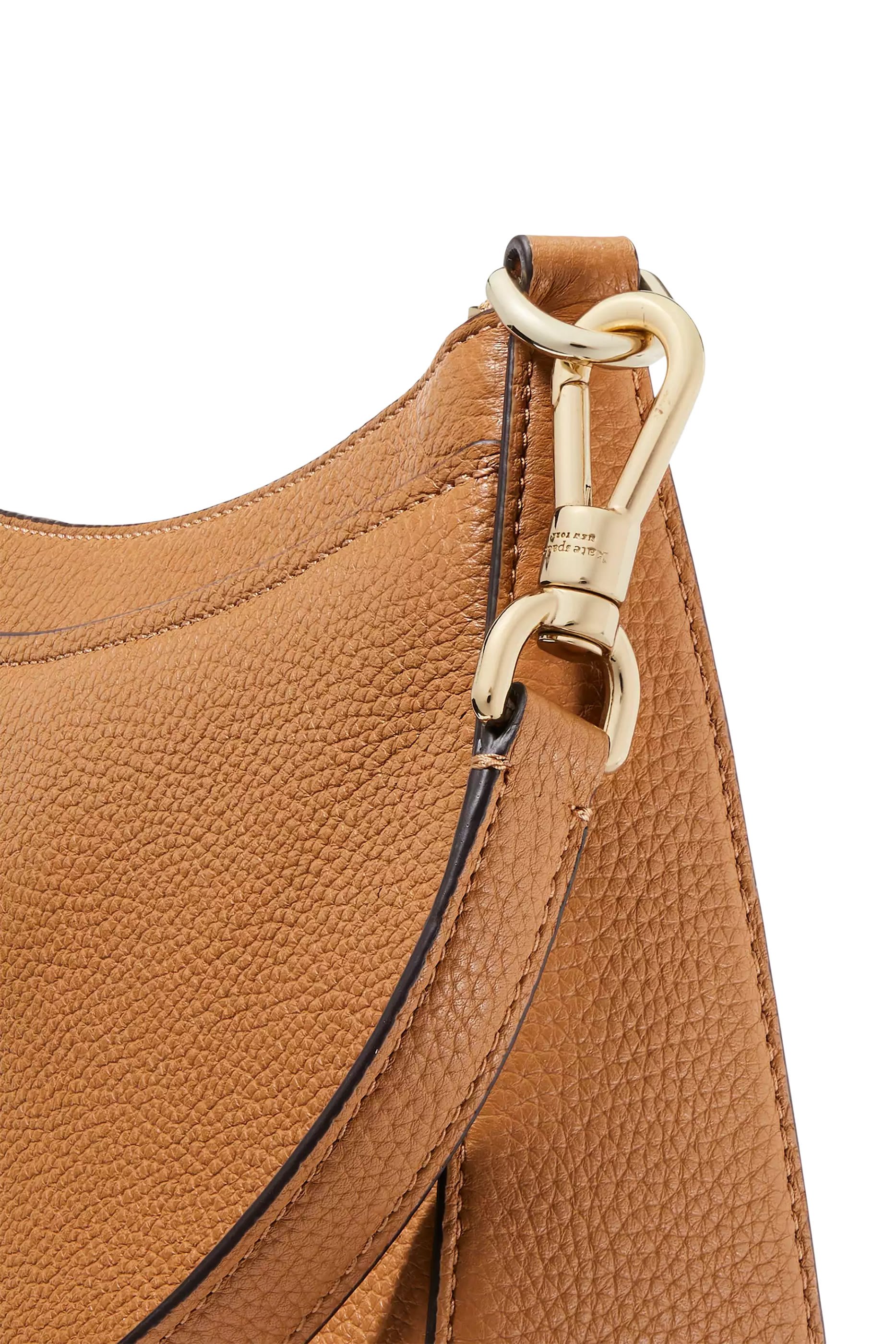 Hudson Pebbled Leather Convertible Crossbody Bag