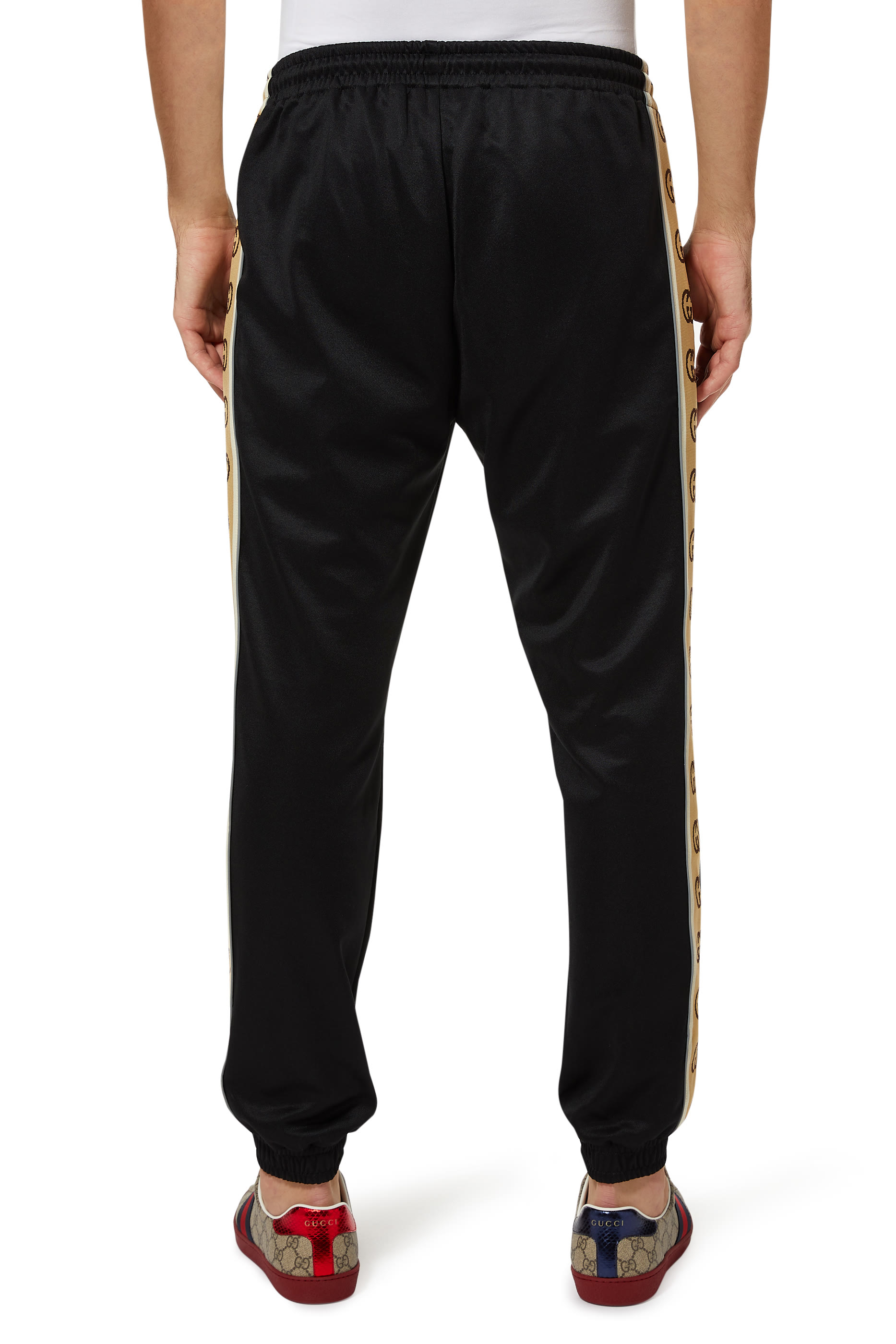 Interlocking GG Technical Jersey Jogging Pants