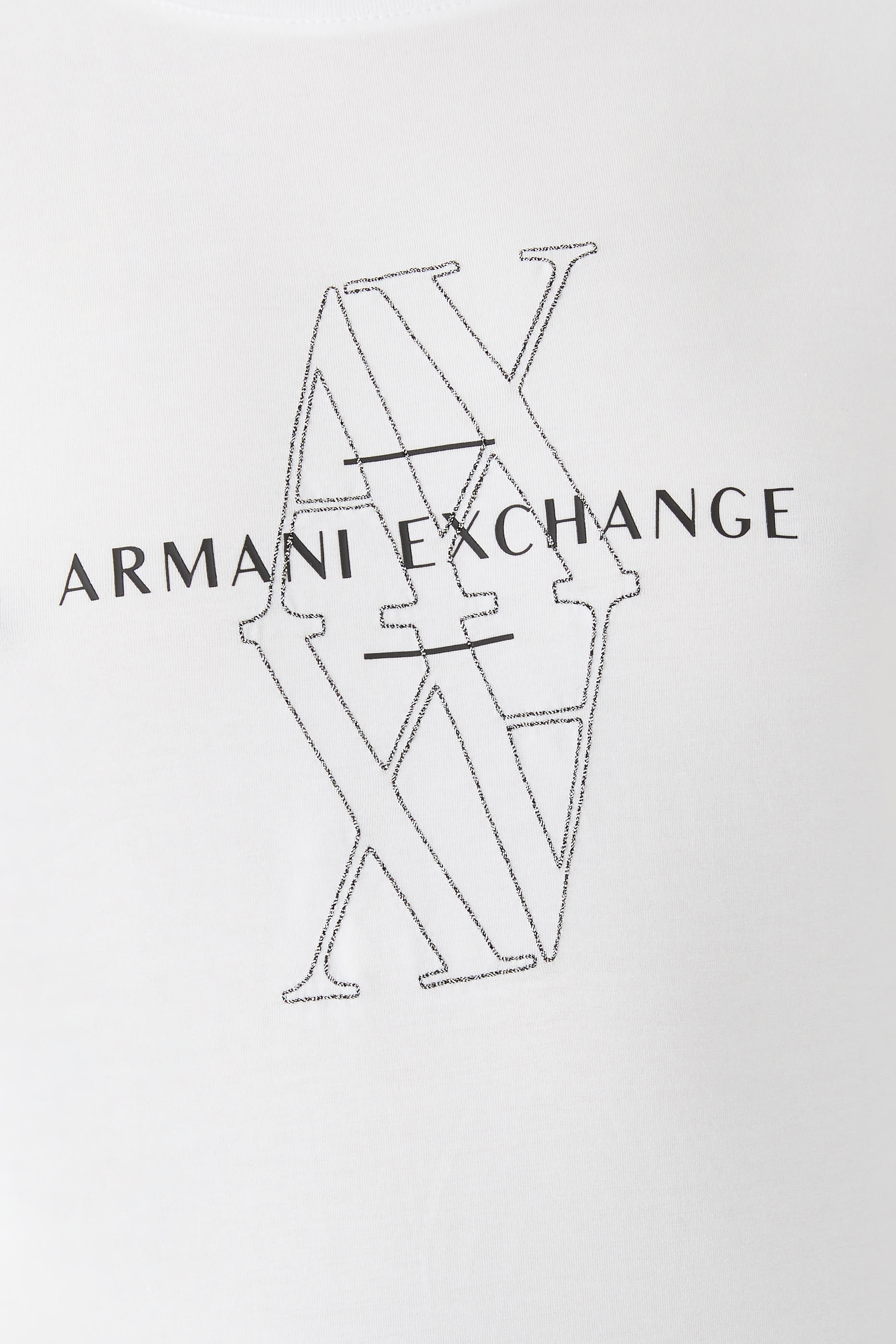 AX Logo Lettering Jersey T-Shirt