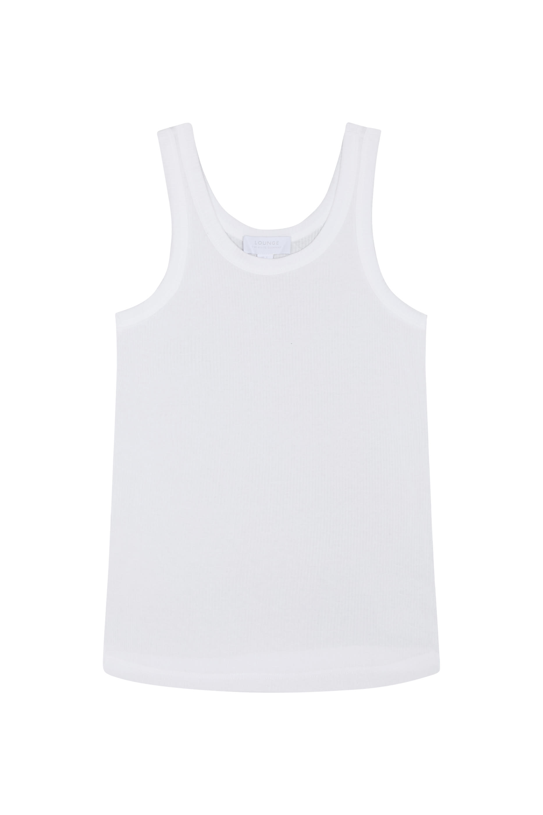 Ribbed Organic Cotton Lounge Vest