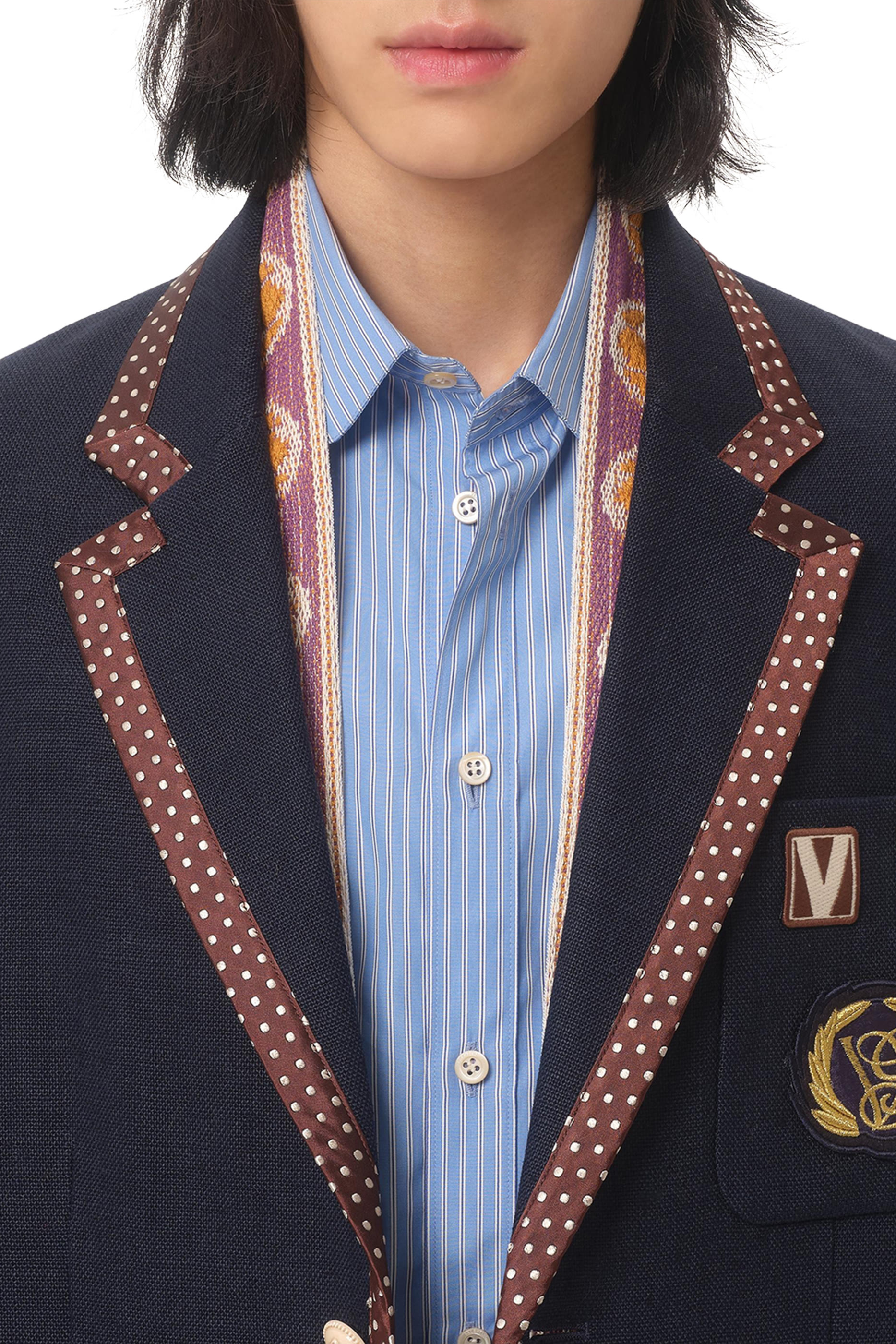 Single-Breasted Linen Jacket