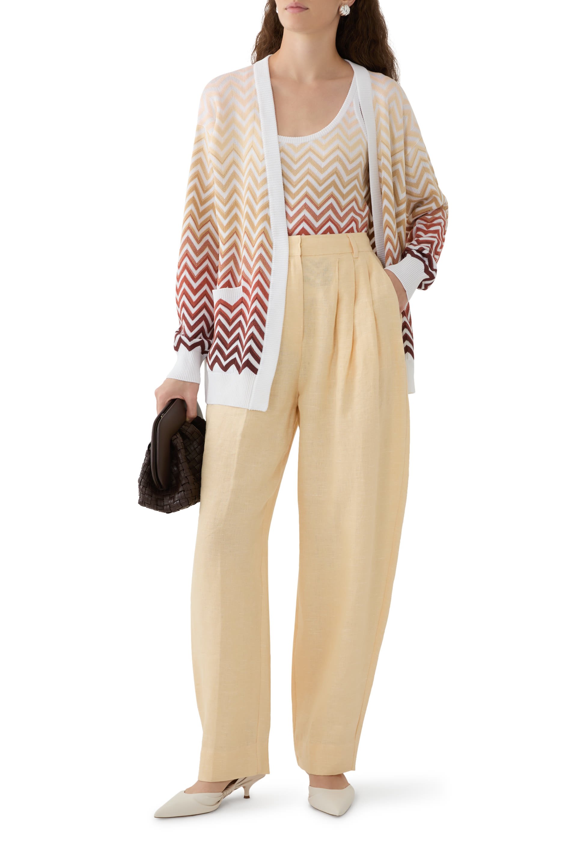 Degradé Chevron Cardigan