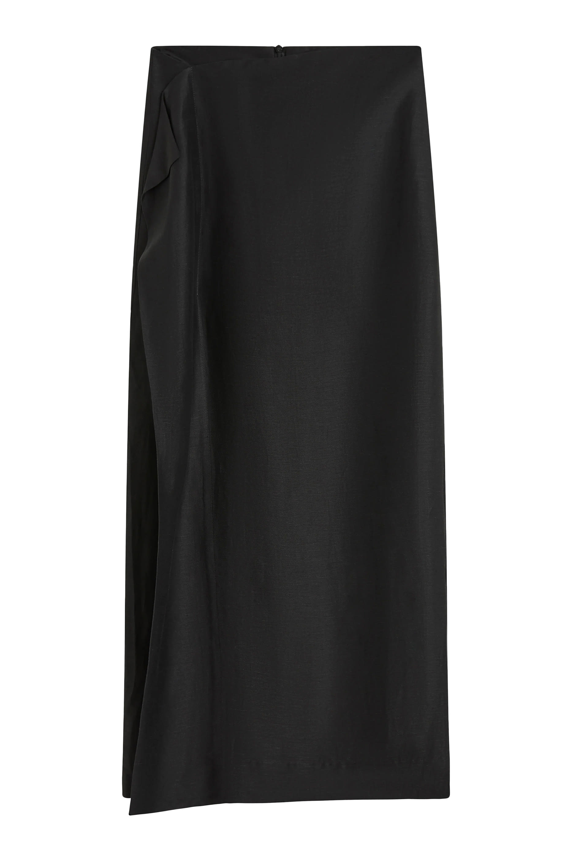 Bormio Linen Wrap Maxi Skirt