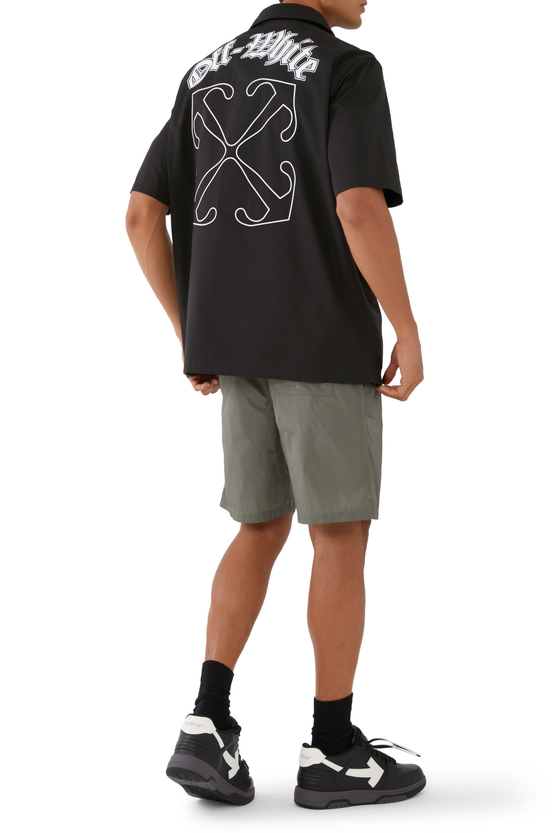 Gothic Arr Popl Bowling Shirt