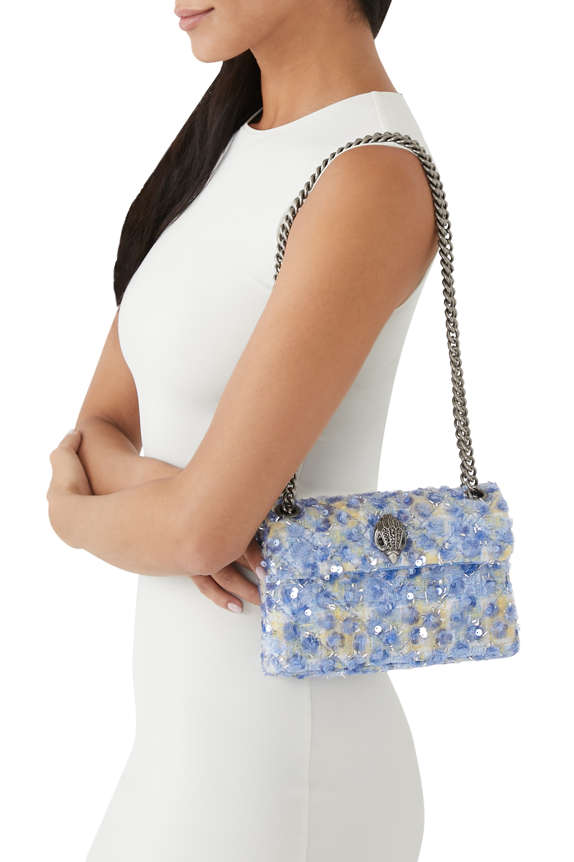 Sequins Mini Kensington Shoulder Bag