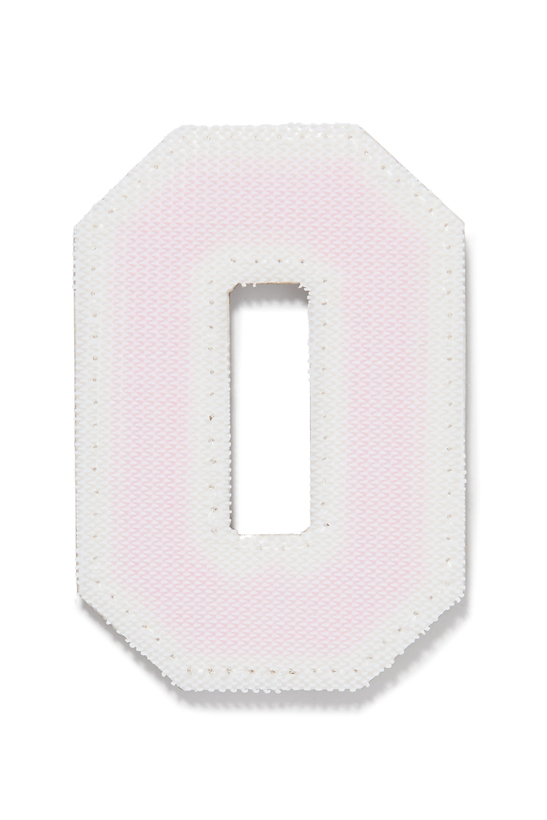 Kids  3" Chenille Sparkle O Letter Patch