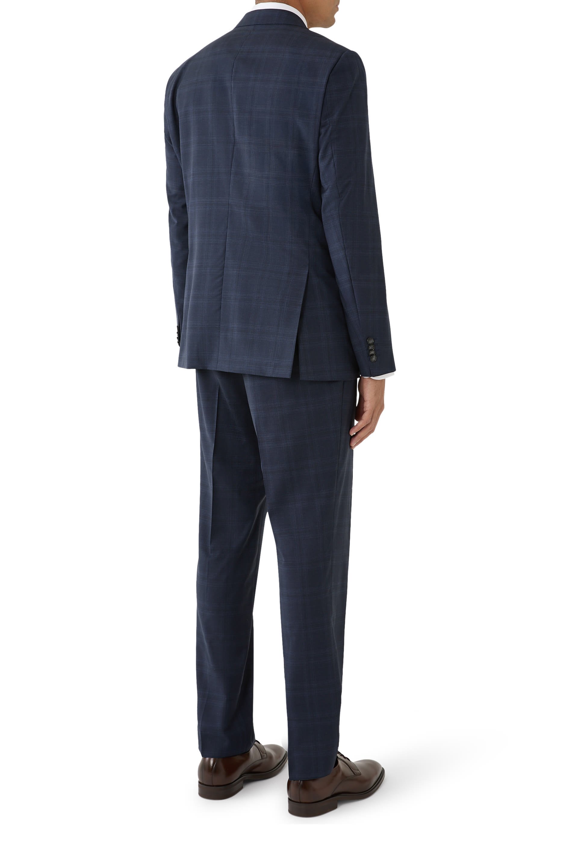 H-Jeckson Checked Two-Piece Suit