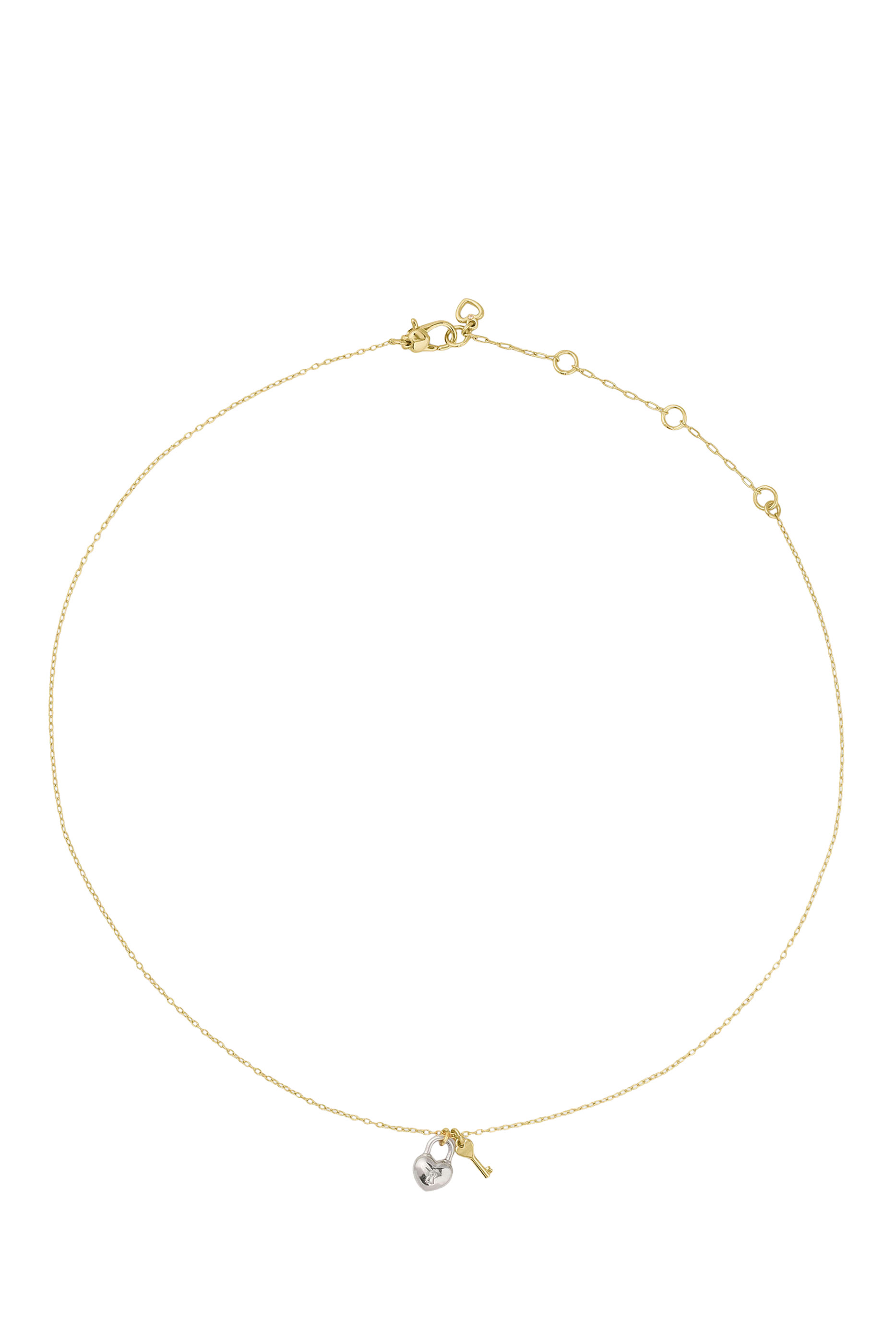 Love Ya Pendant, Plated Metal & Cubic Zirconia